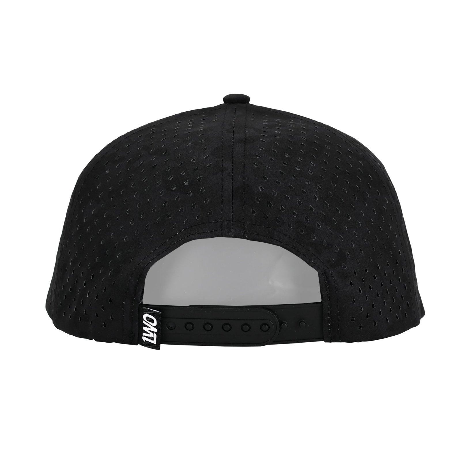 Black Camo 3D Flat Brim Hat