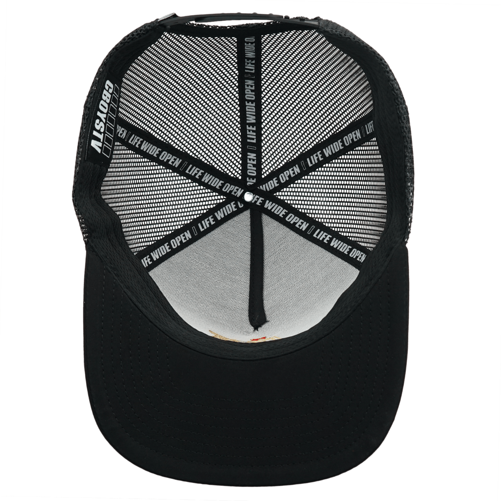 Black-n-Gold Flatty Snapback