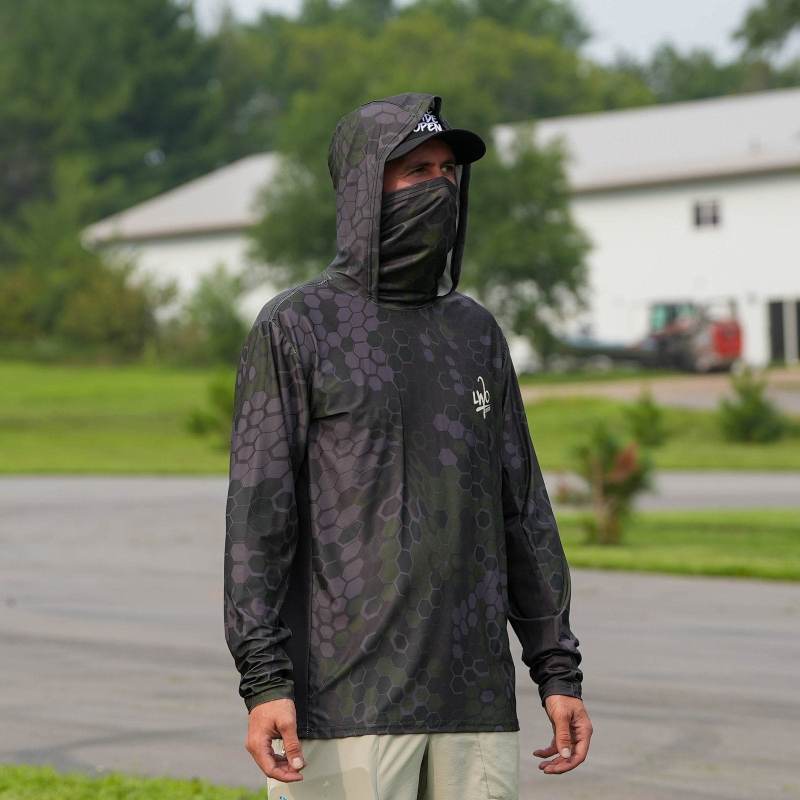 Scale Camo Fishing Hoodie