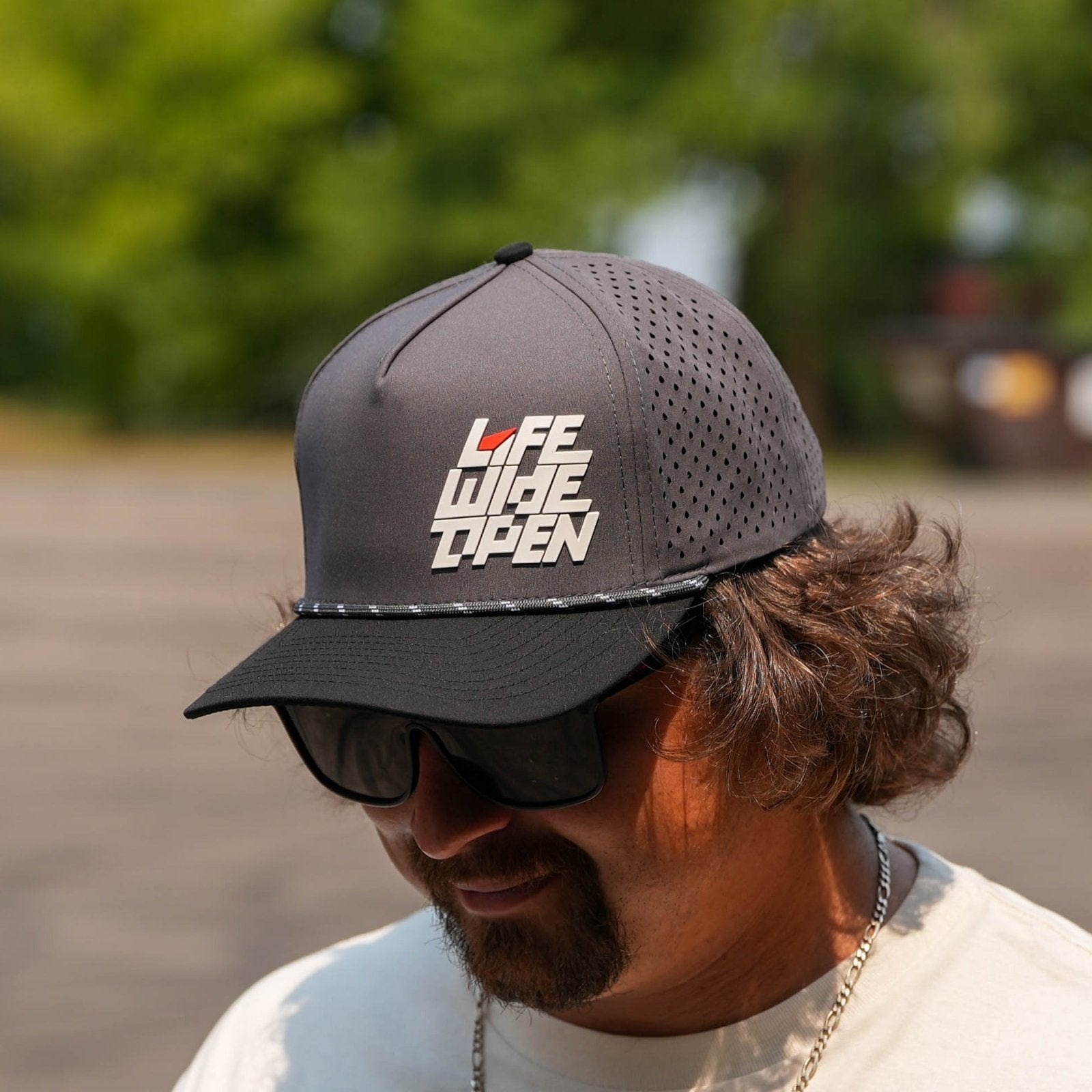 LWOGear Grey Performance Rope Hat