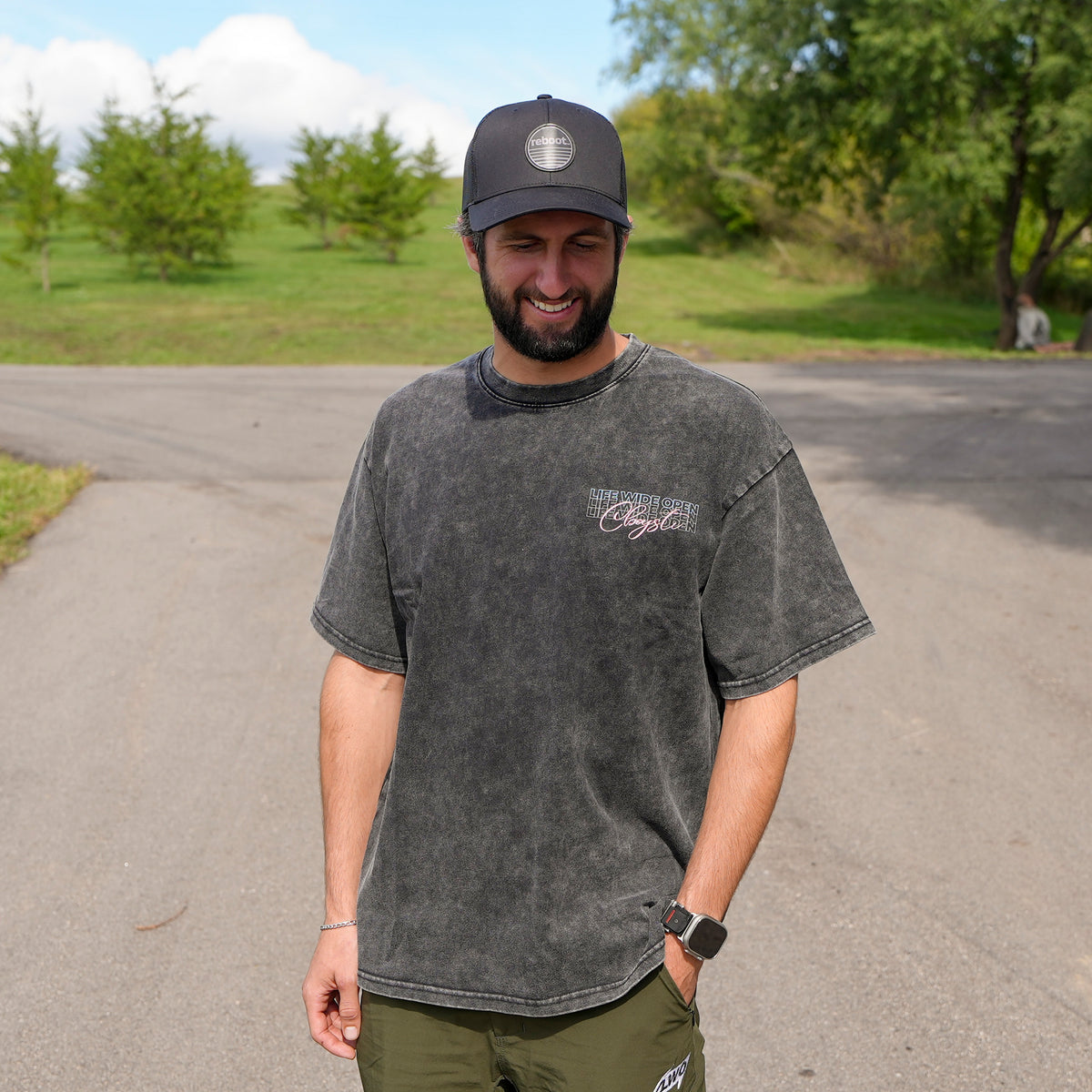 LWO Palms Mineral Wash Tee