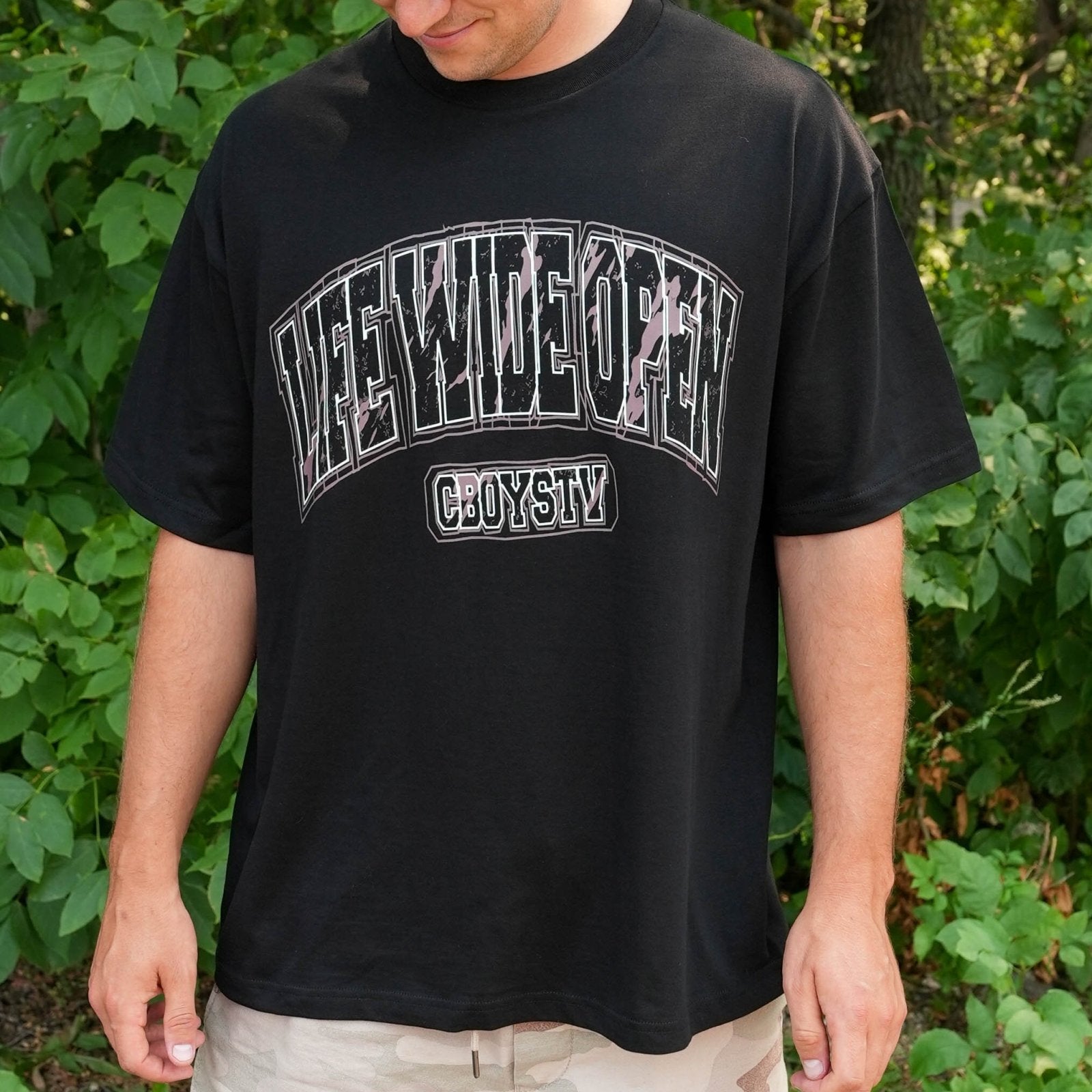 Varsity Camo Boxy Tee