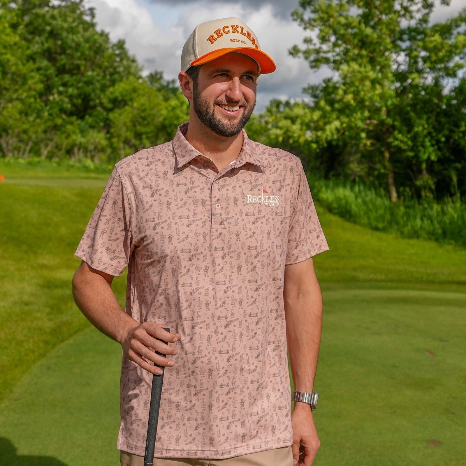 Desert Camo Golf Polo