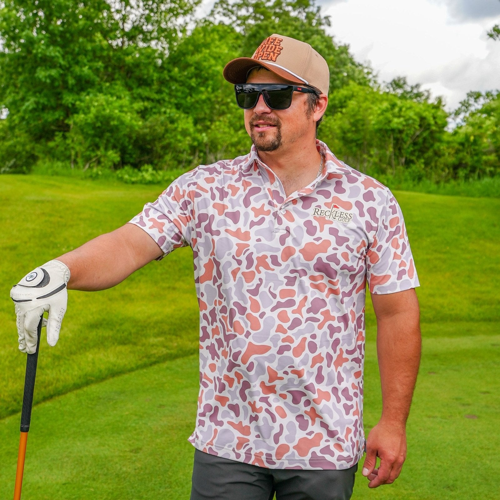 Duck Camo Golf Polo