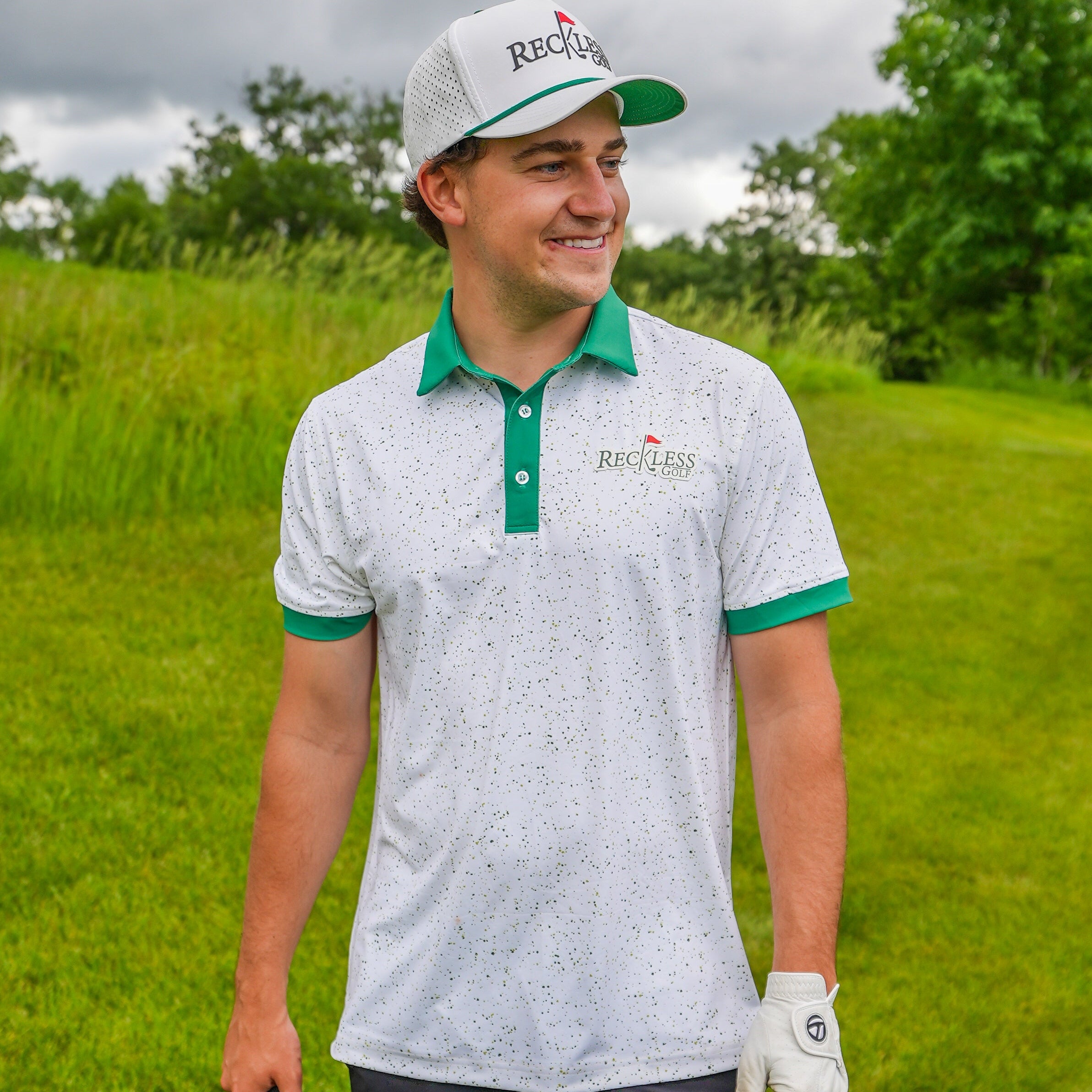 Reckless Golf Speckled Polo