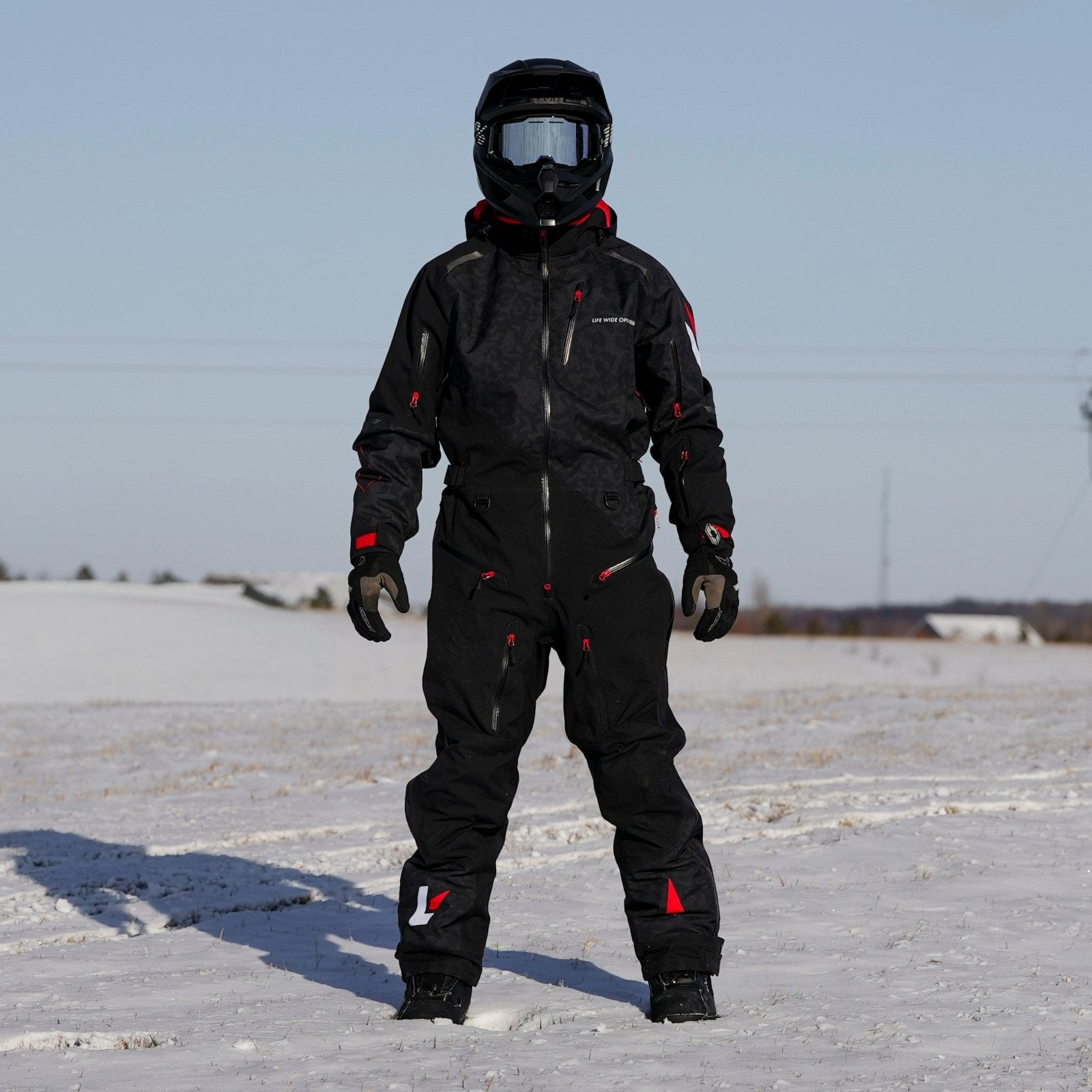 Black and Grey Mono Suit