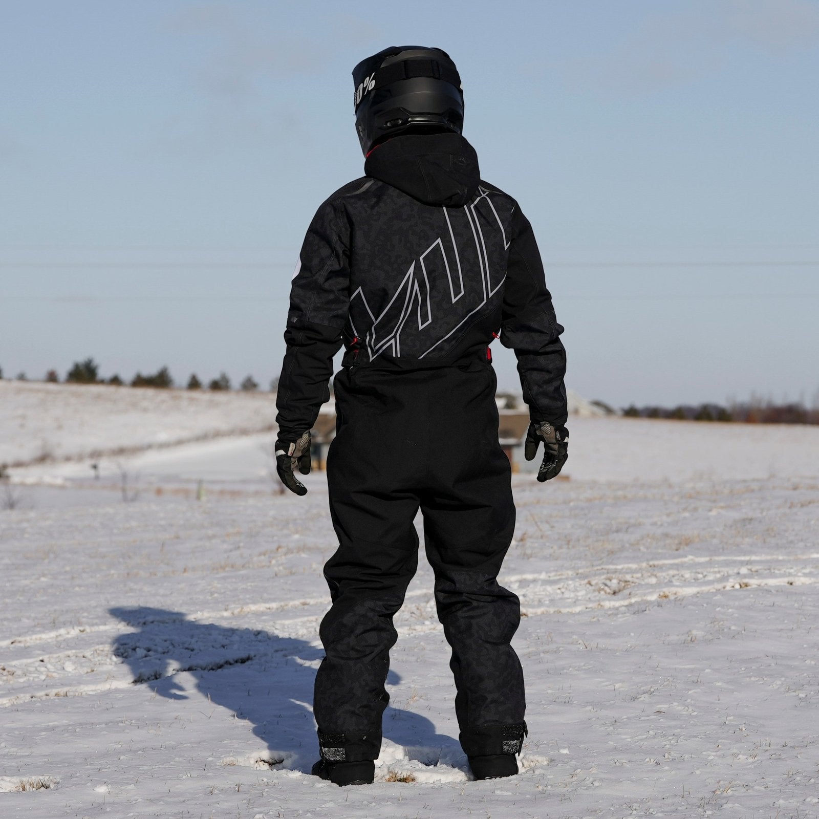 Black and Grey Mono Suit