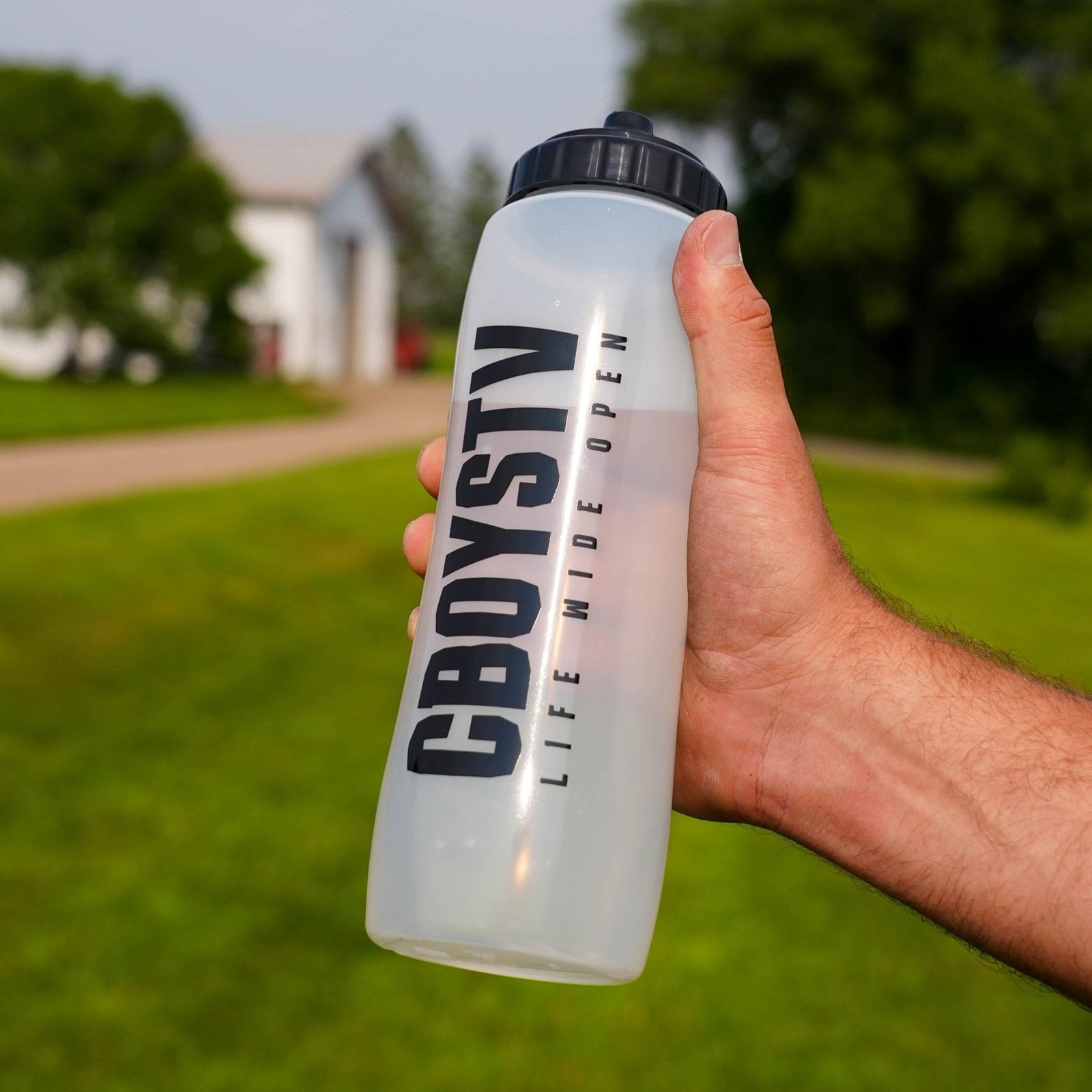 Clear CboysTV Water Bottle