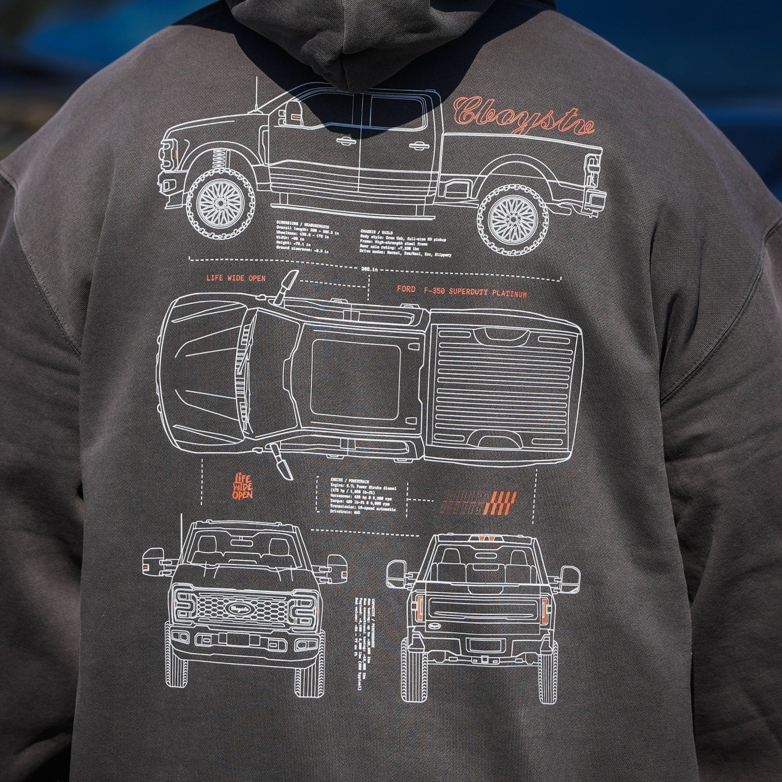 F350 Tech Spec Hoodie