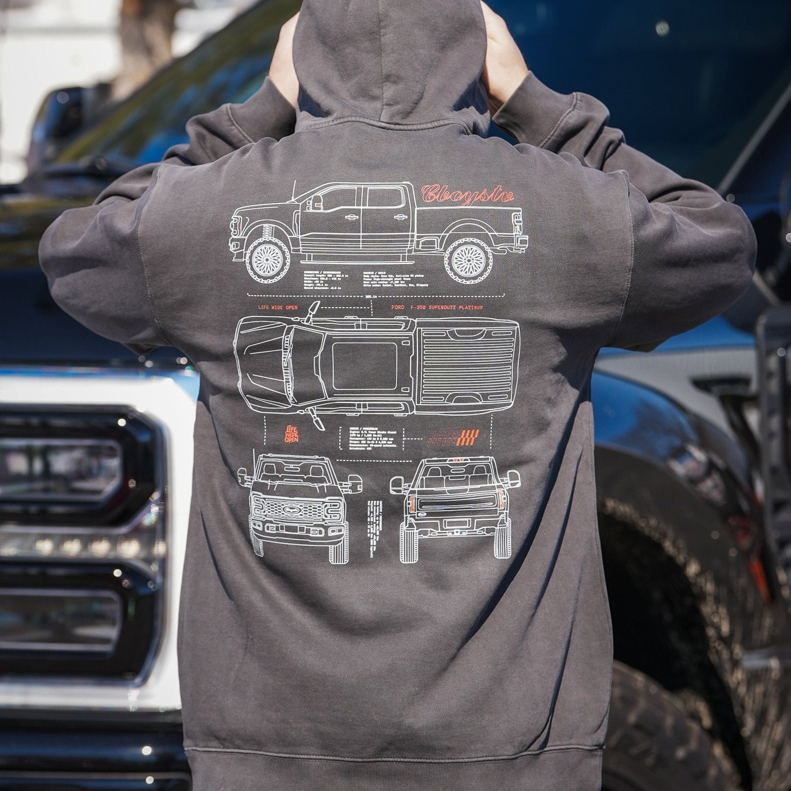 F350 Tech Spec Hoodie