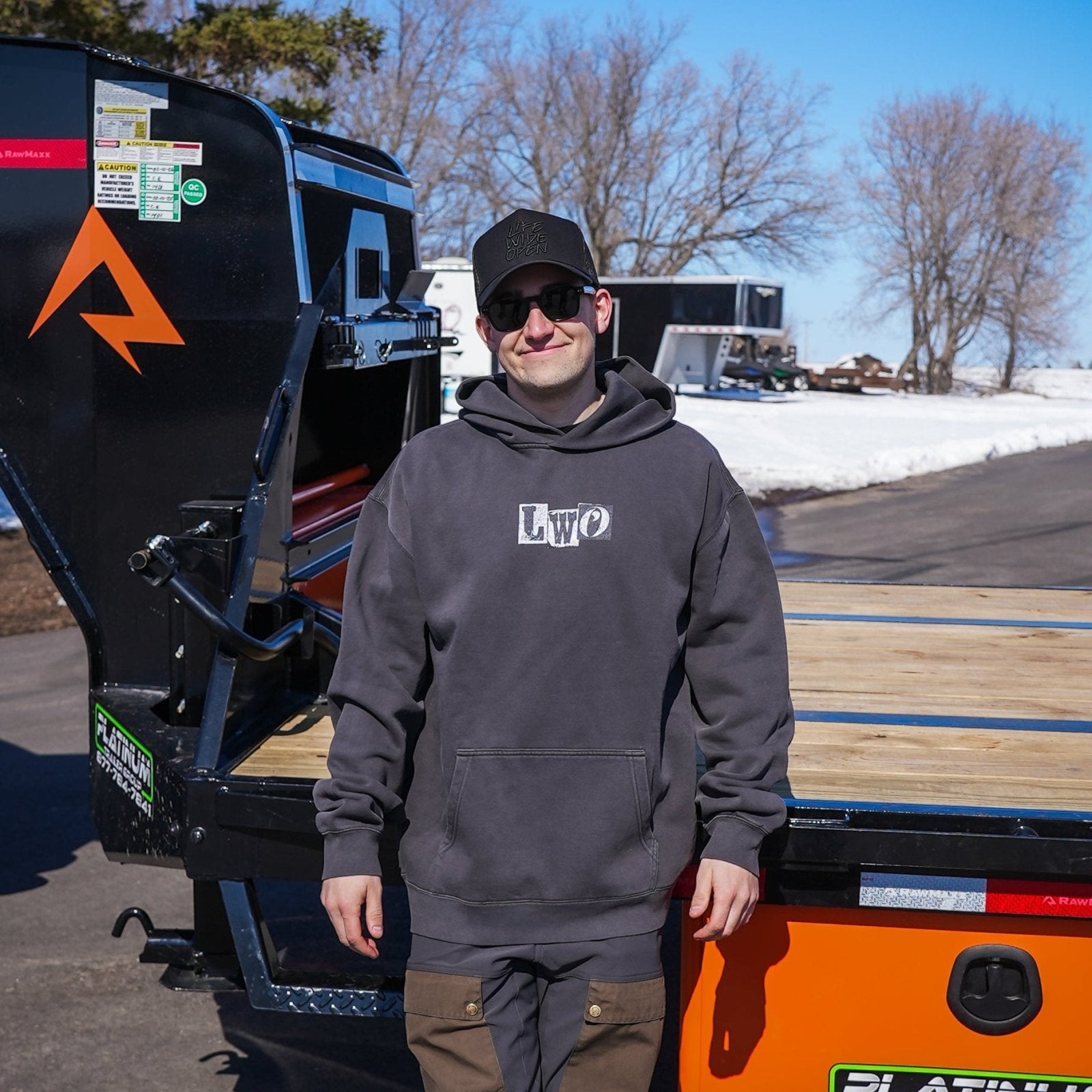 Greyscale Ransom Note Hoodie