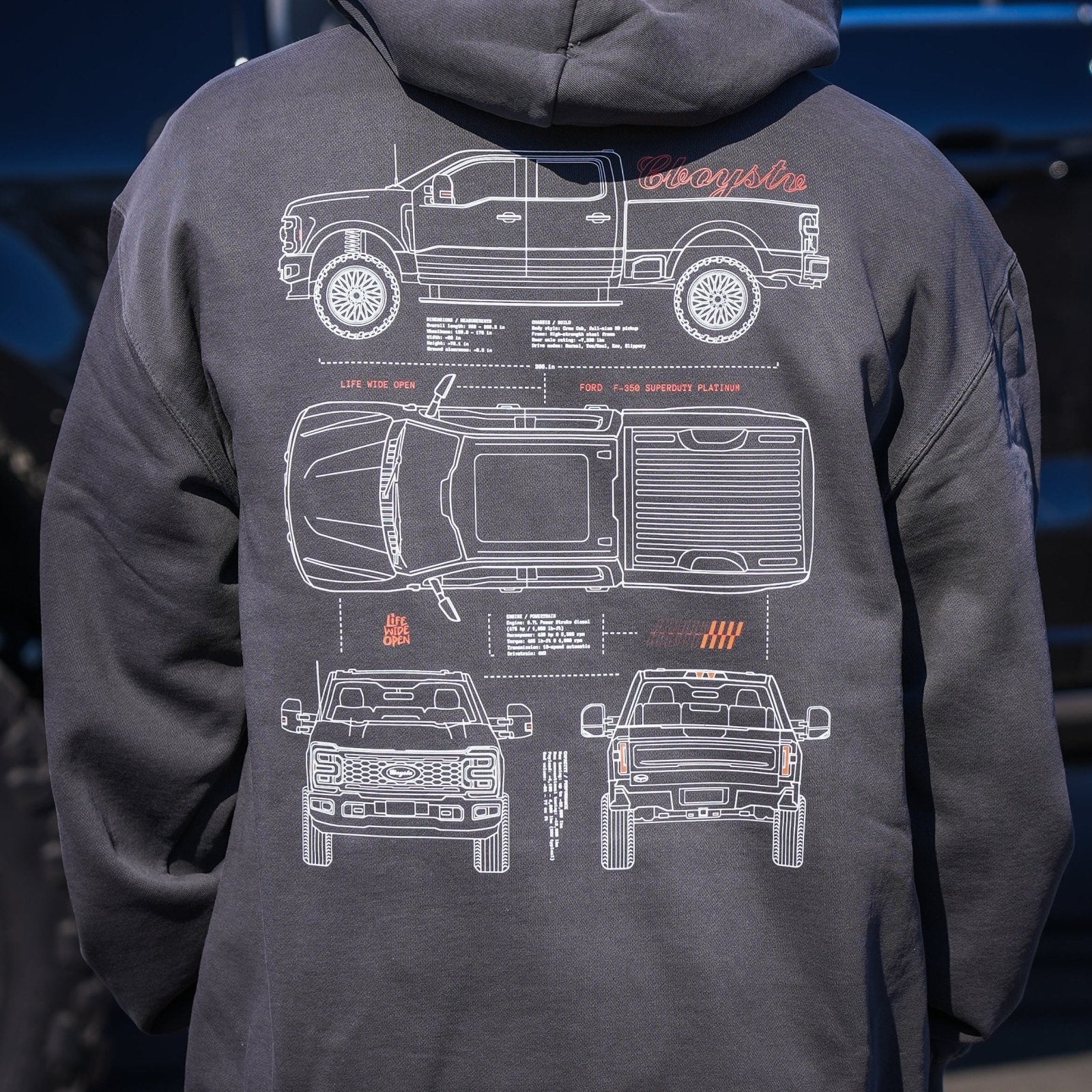 F350 Tech Spec Hoodie