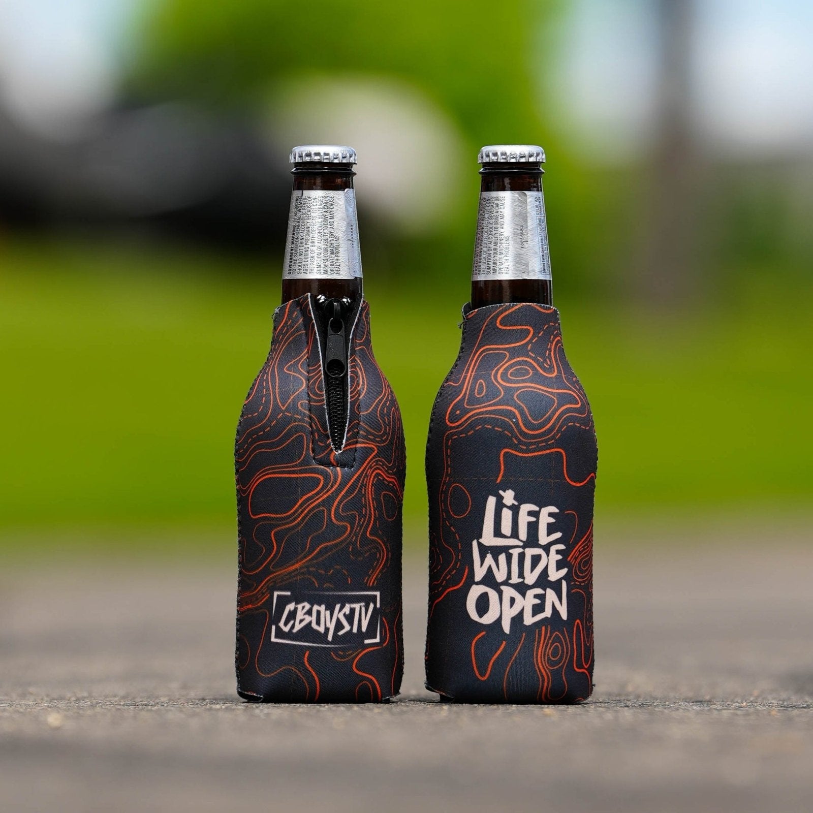 Orange Topo Bottle Koozie