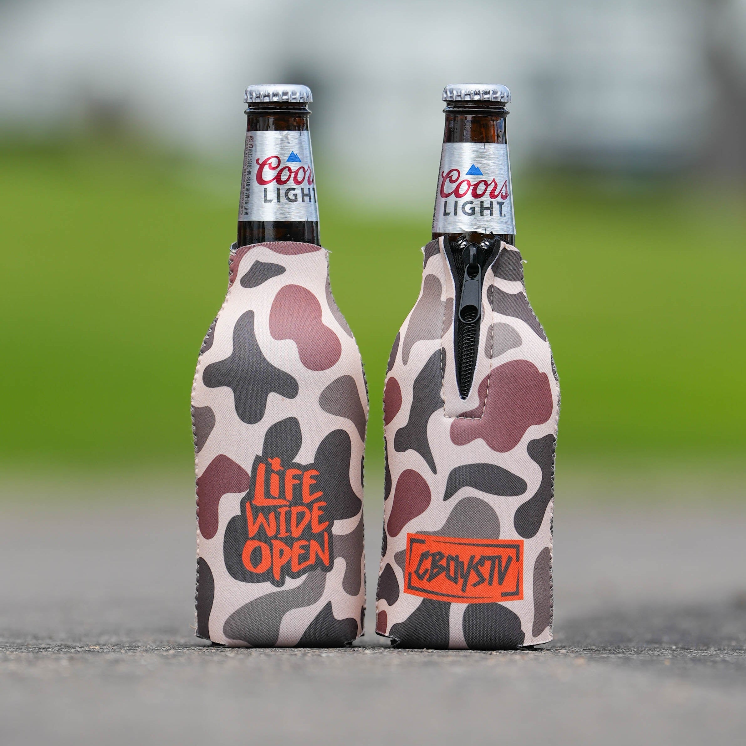 Duck Camo Bottle Koozie