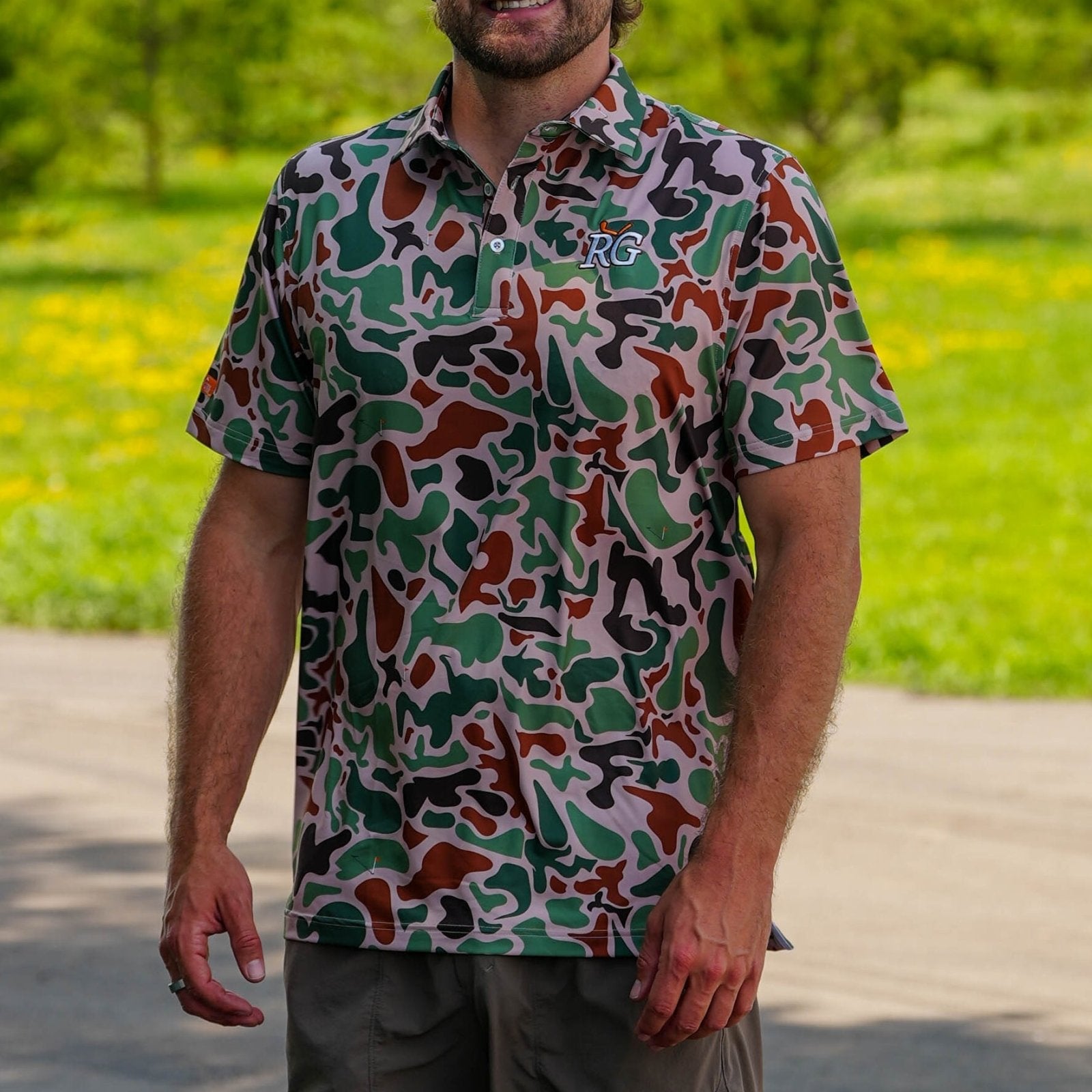 Bunker Camo RG Golf Polo