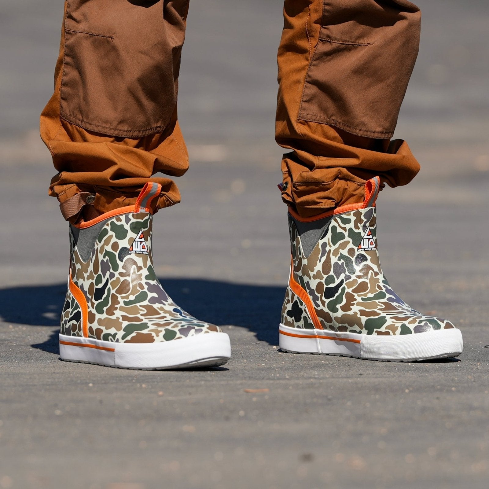 BURNOUT SALE Duck Camo Deck Boots