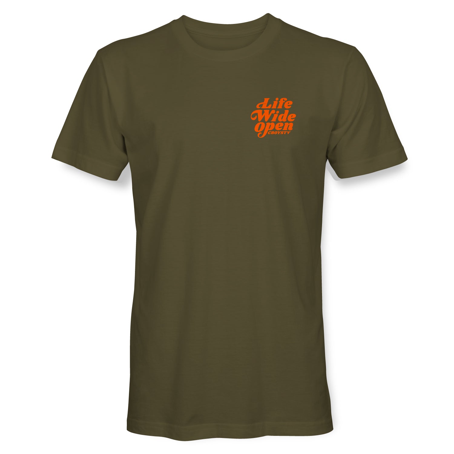 Army Green Have A Nice Day T-shirt