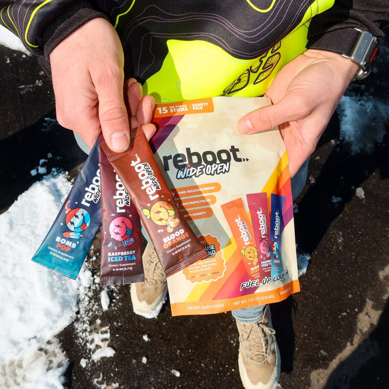 Reboot Wide Open Variety Pack (15 Sticks)