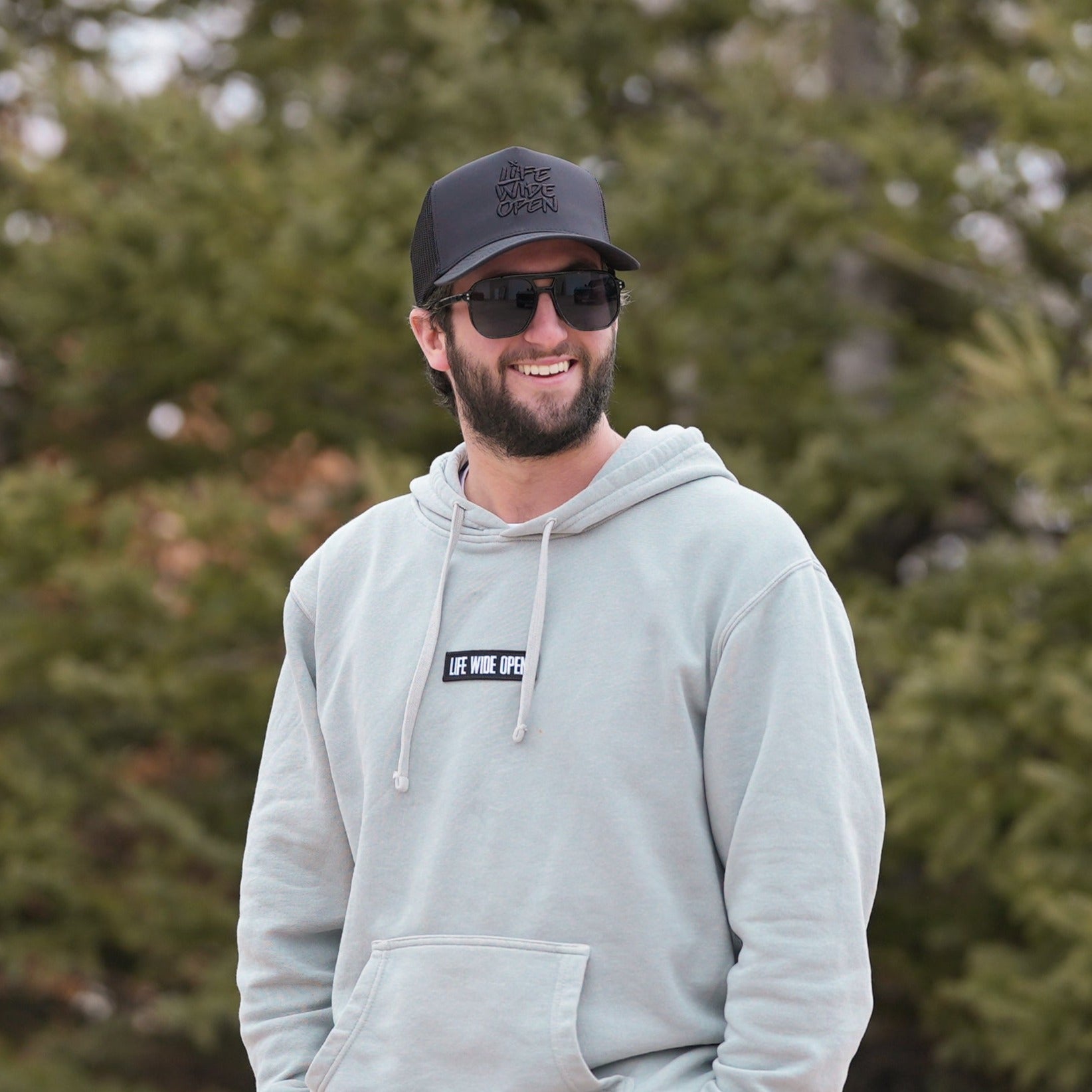 LWO Blackout Curved Brim Hat