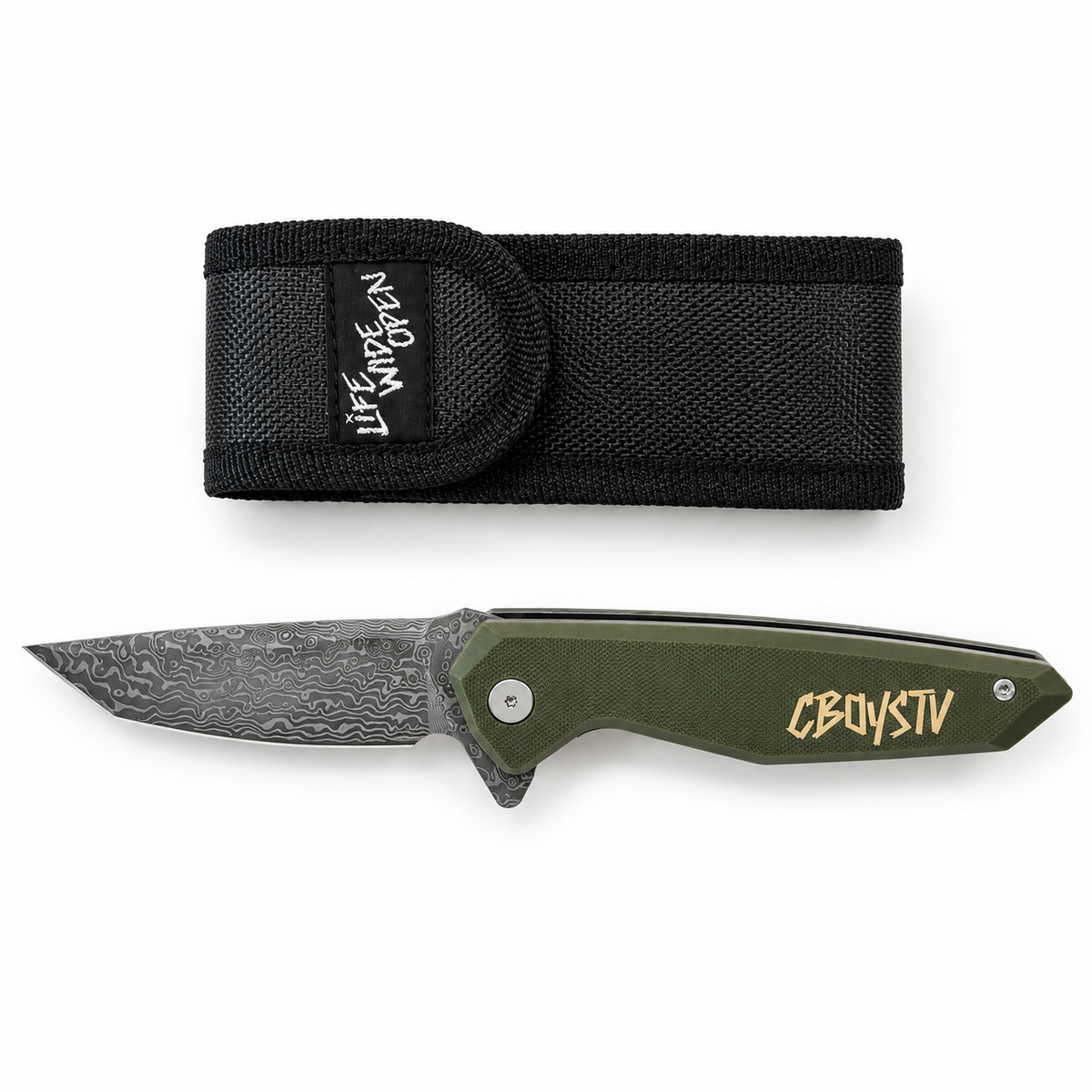 CboysTV Damascus Knife