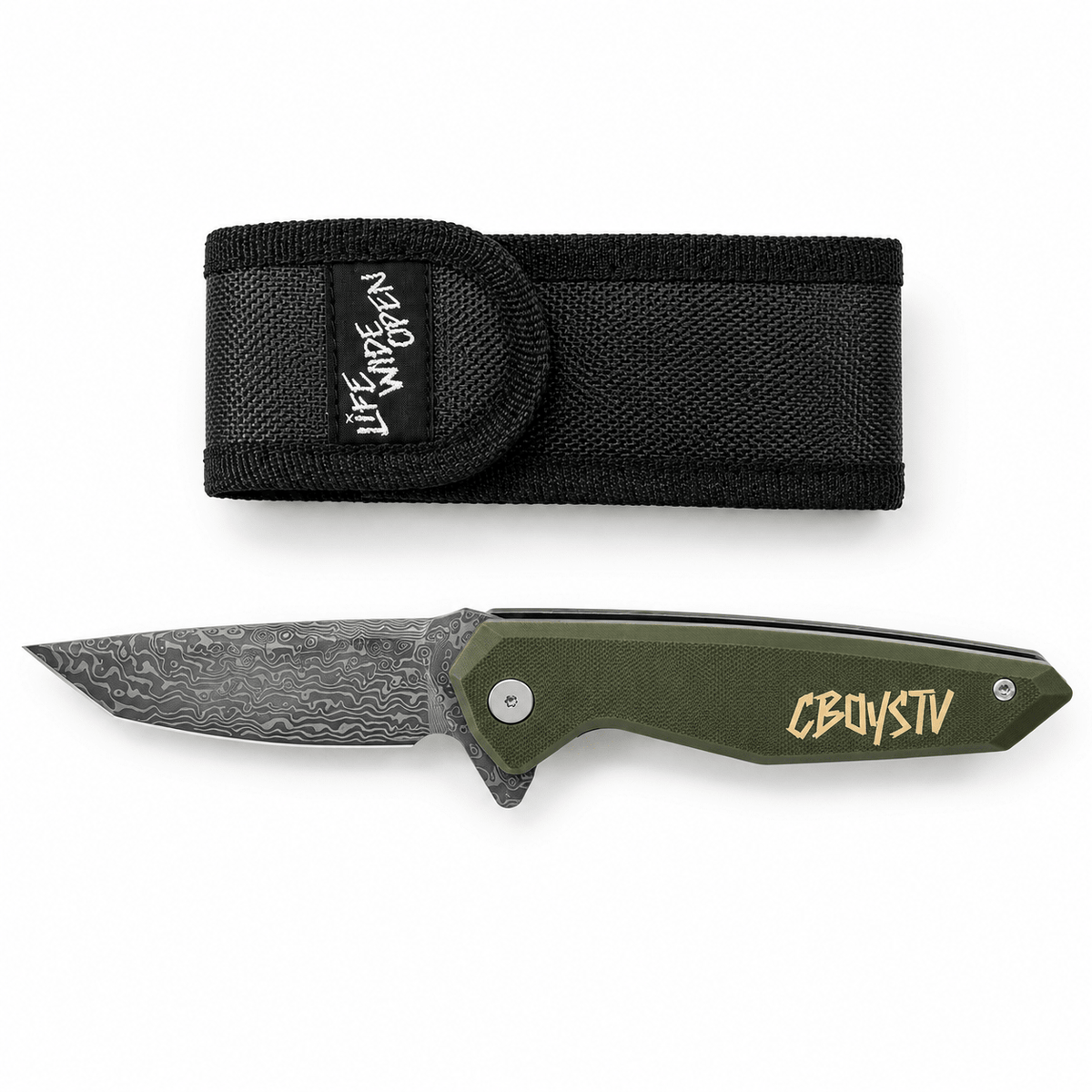 CboysTV Damascus Knife