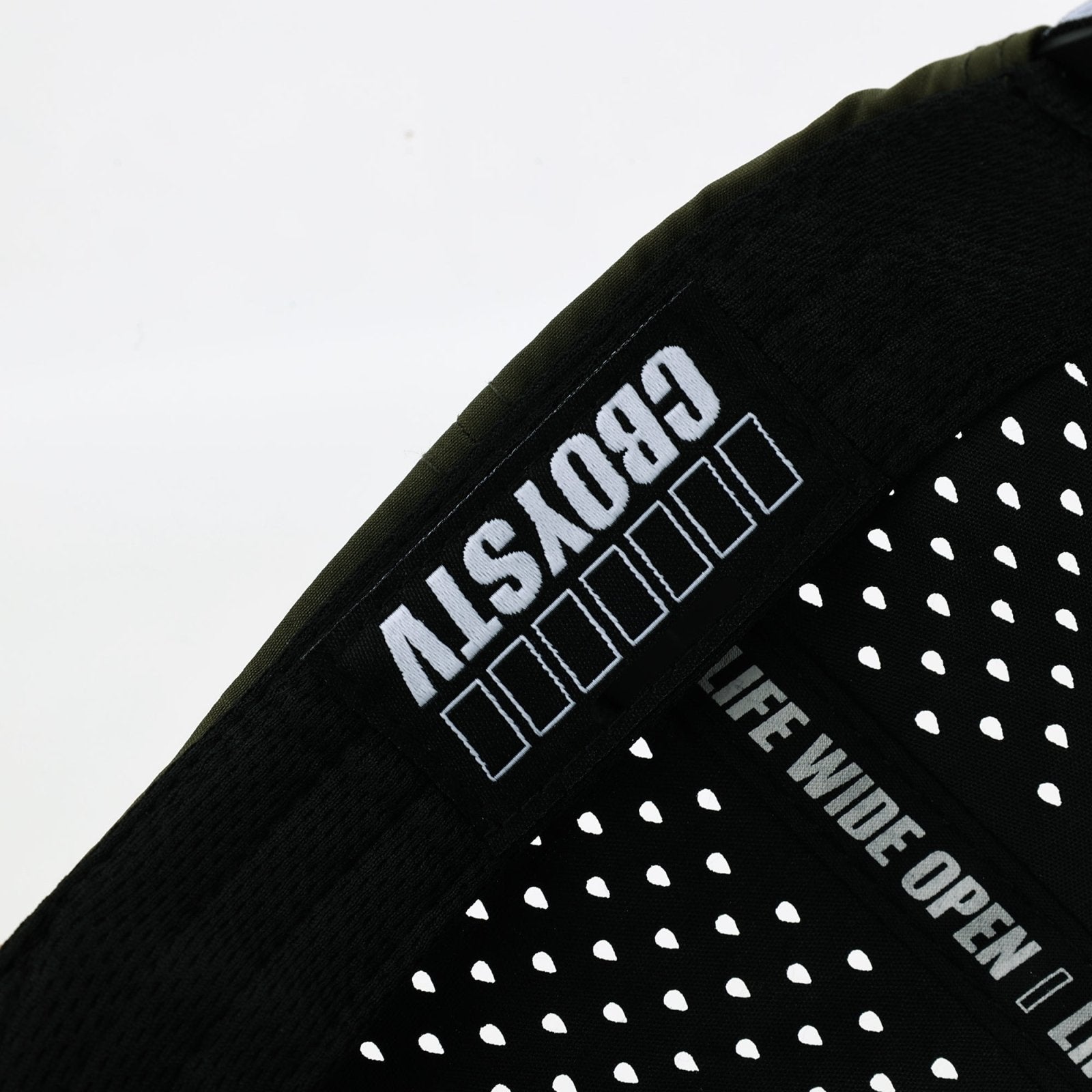 Khaki and Green Rope Performance Snapback