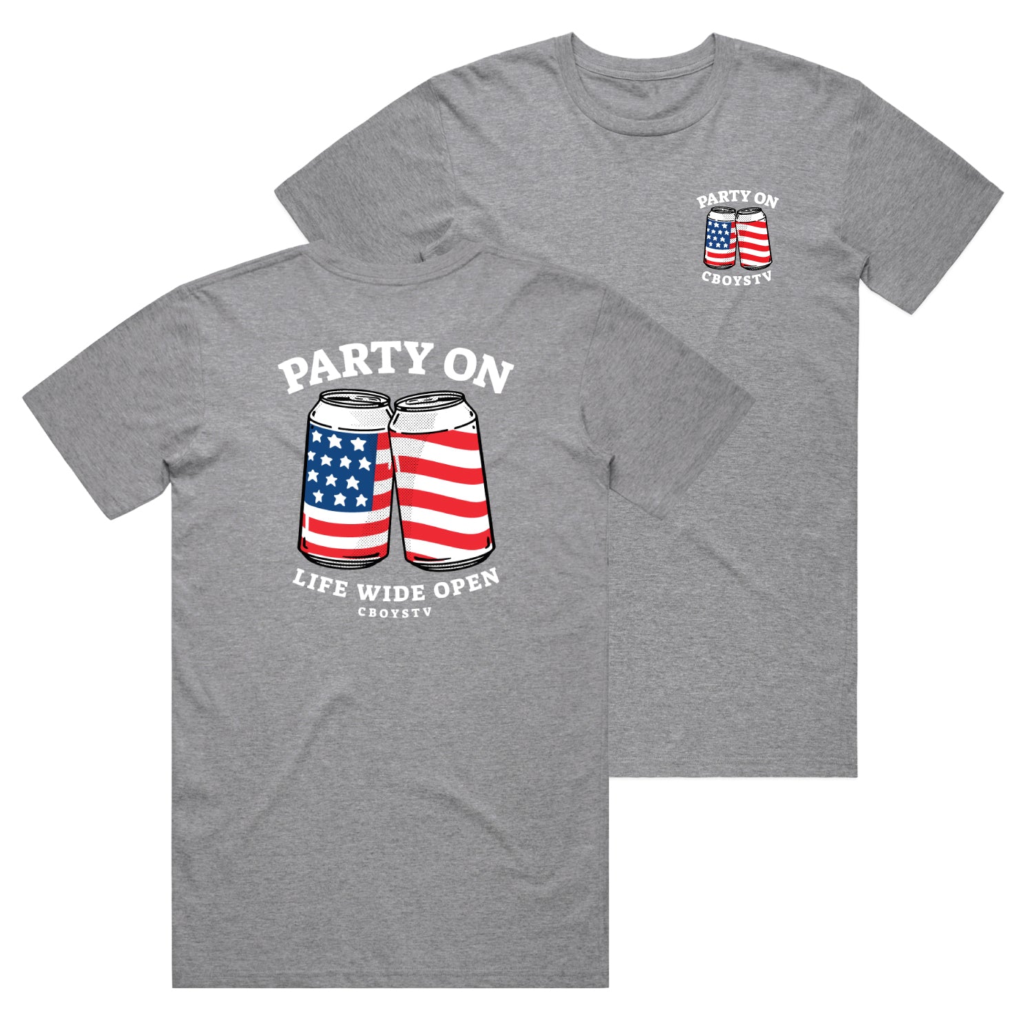 Party On Cans T-shirt