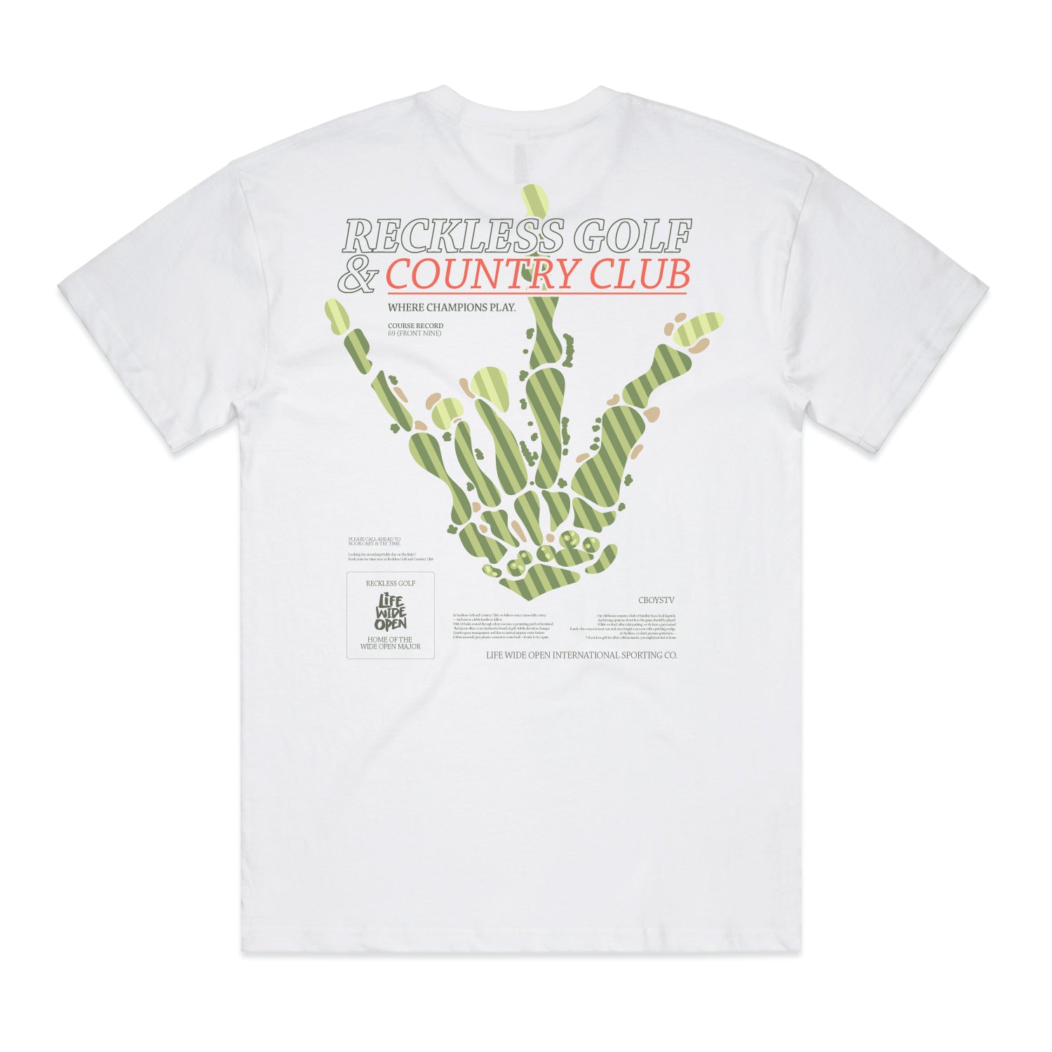 Reckless Country Club Tee