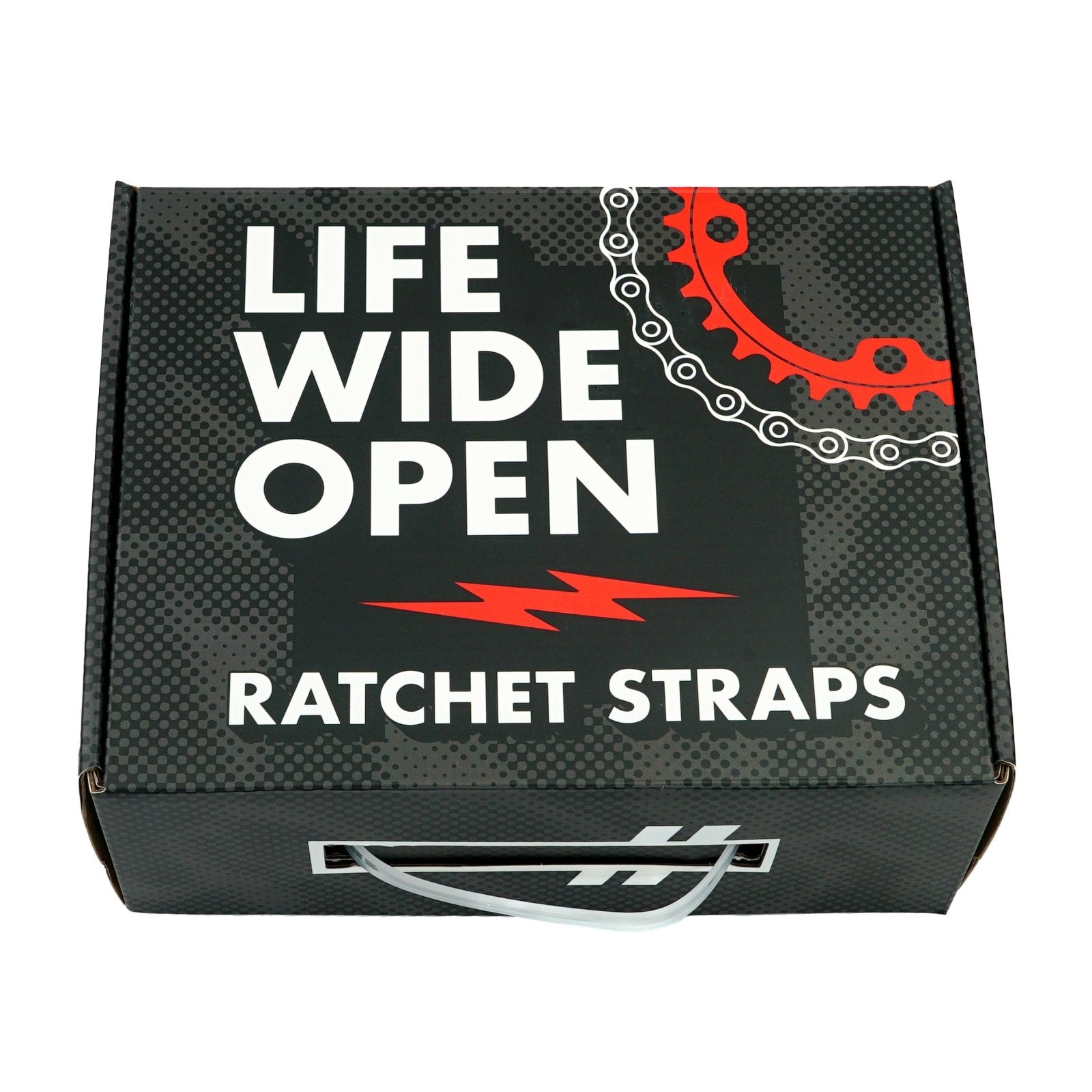 Ratchet Straps - Red & Black