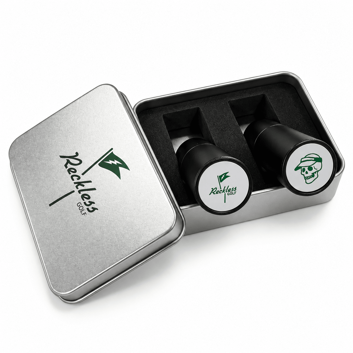 Reckless Golf Ball Stamp 2 Pack