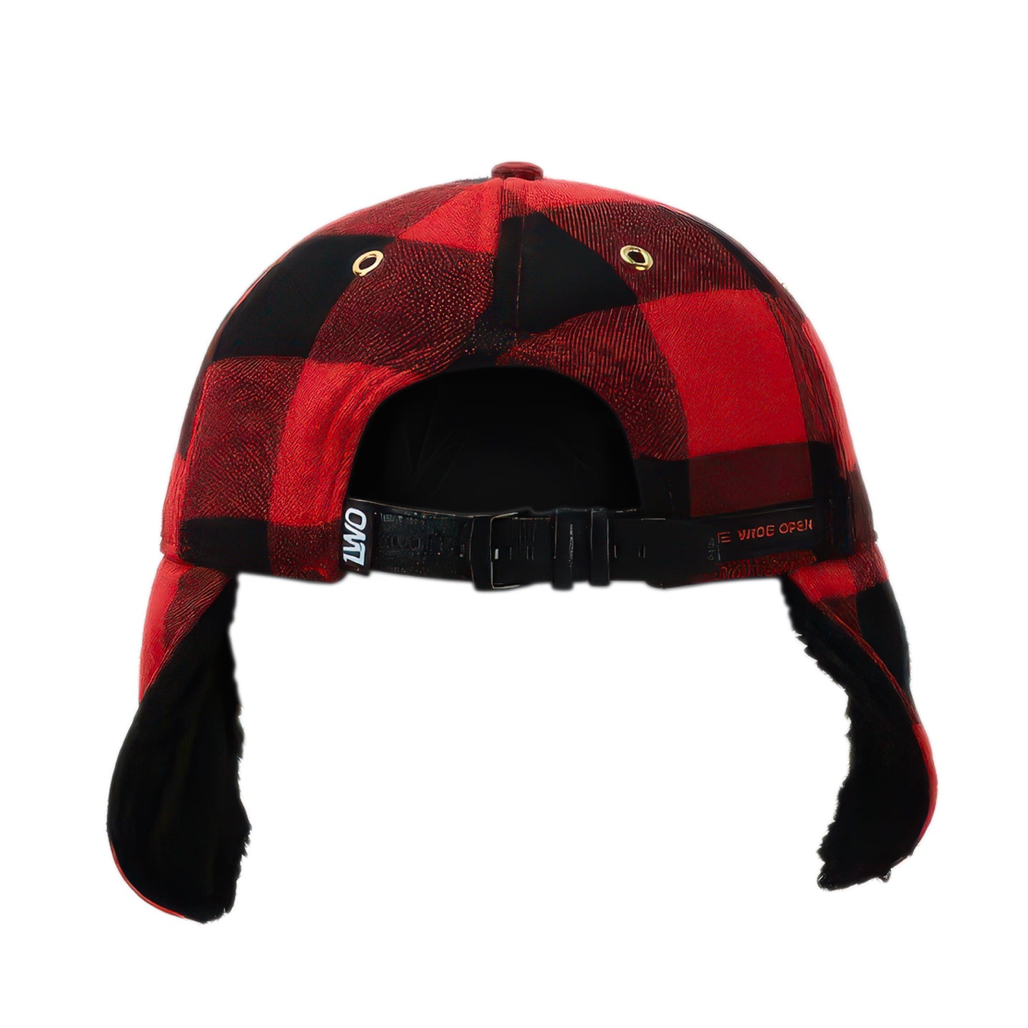 Flannel Insulated Flat Brim Flap Hat