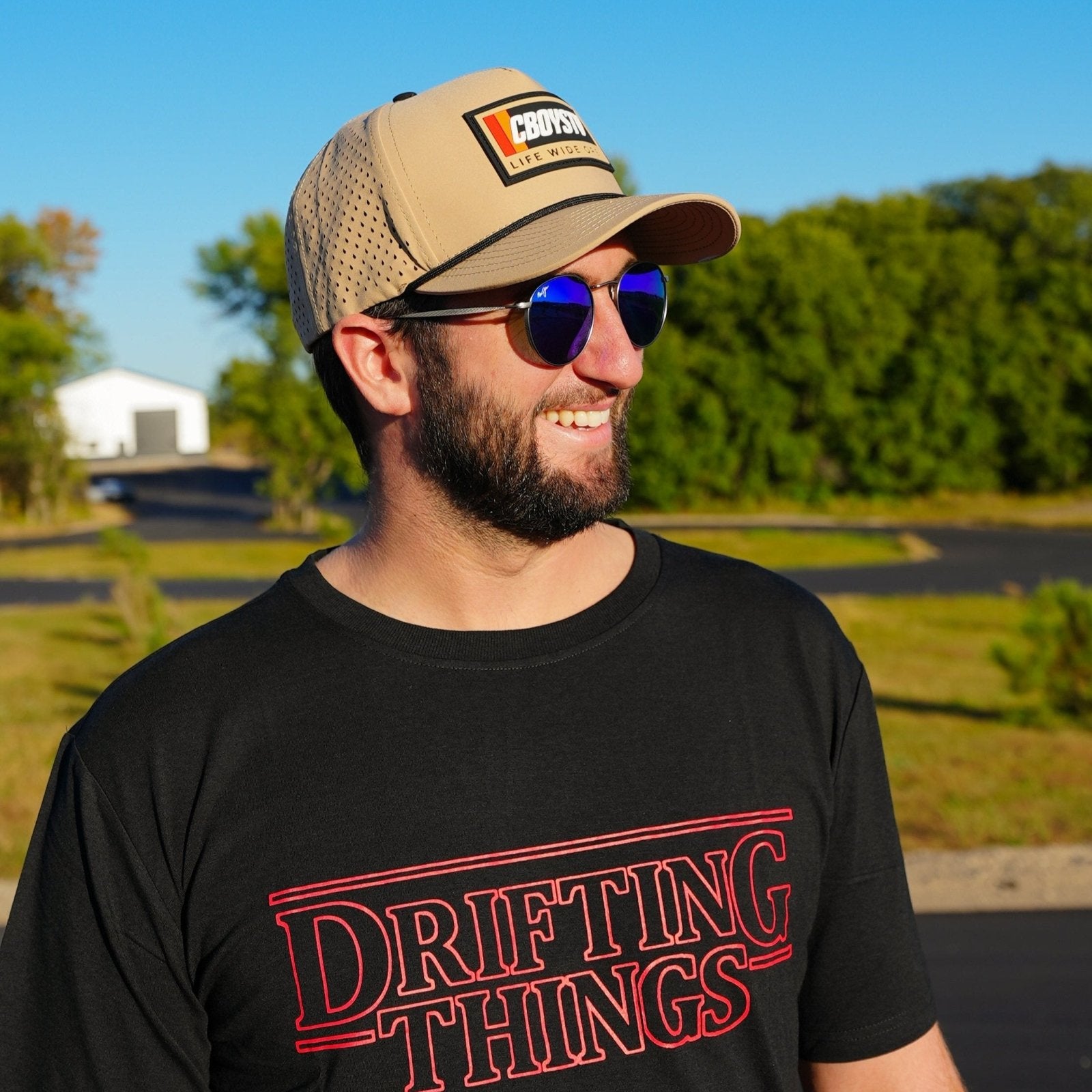 Tan/Black Rope Performance Snapback