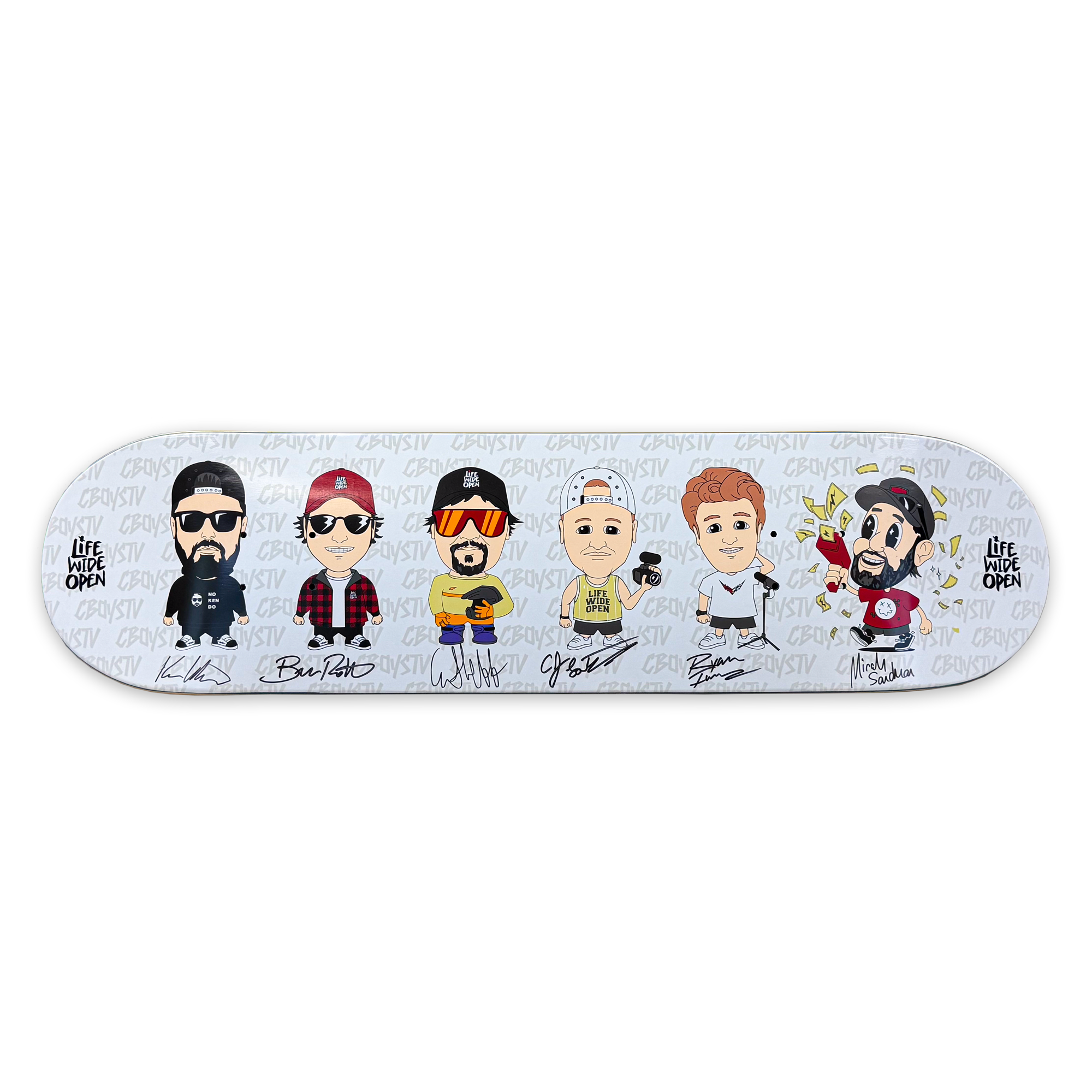 Signed "GANGS ALL HERE" Skate Deck