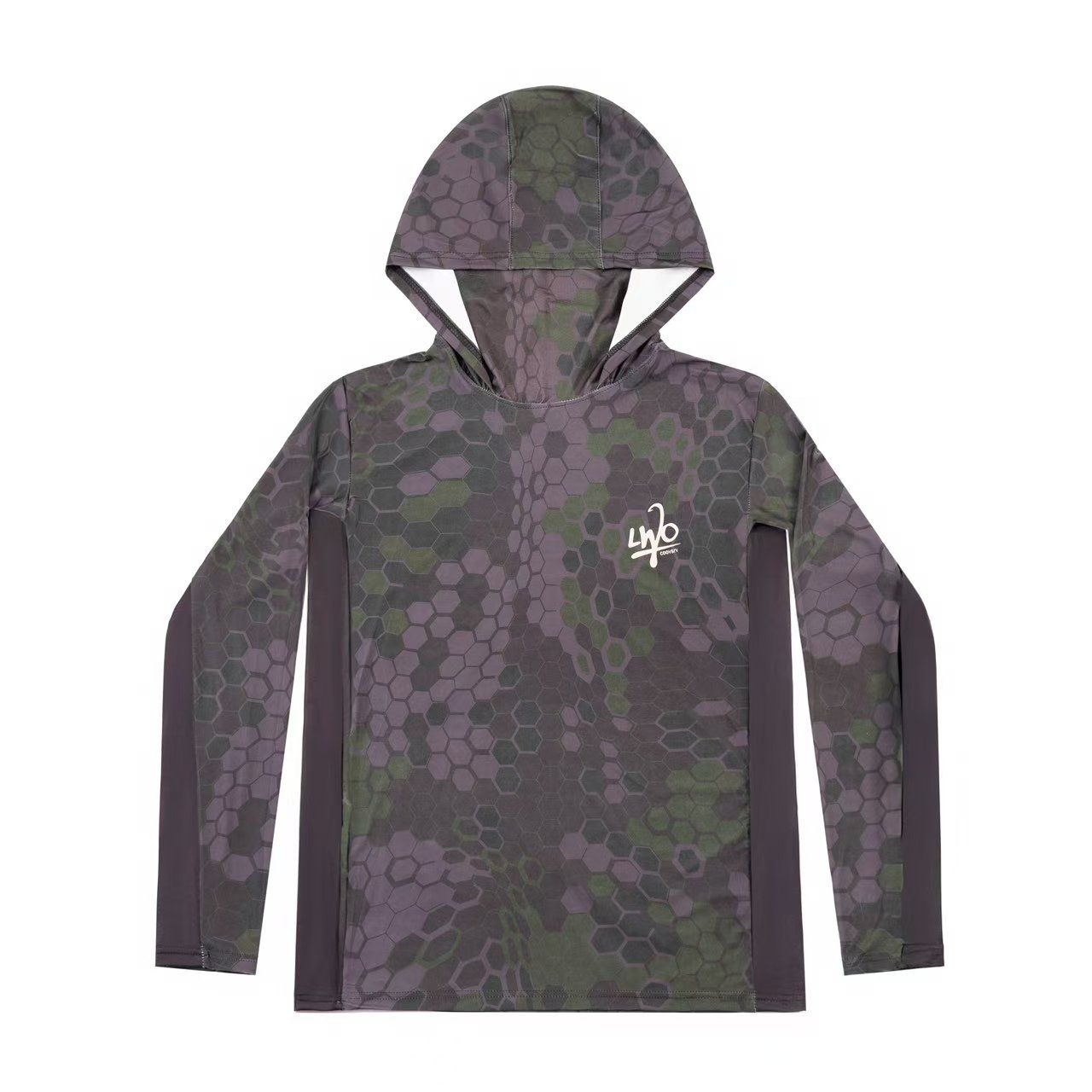 Scale Camo Fishing Hoodie