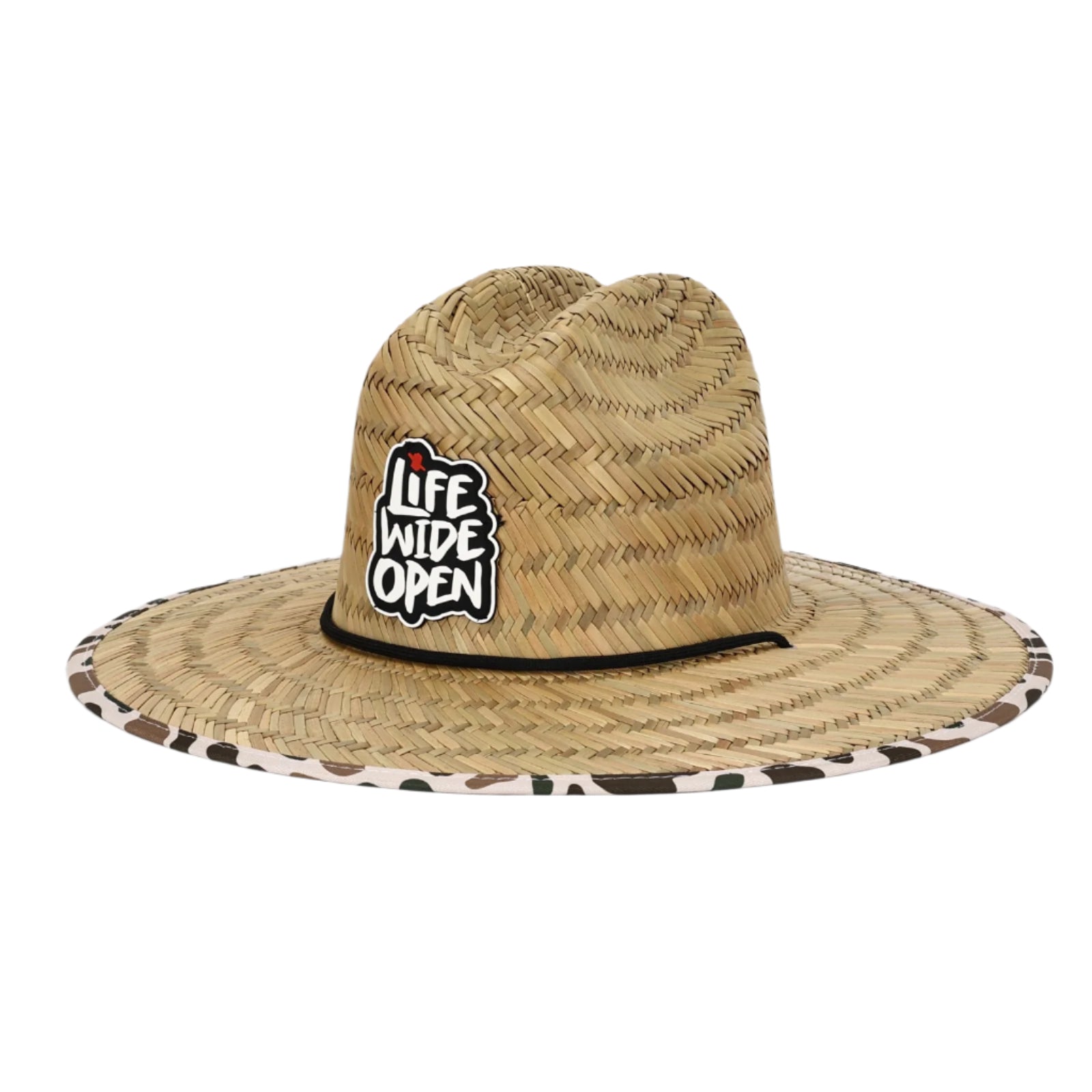 Duck Camo Straw Hat