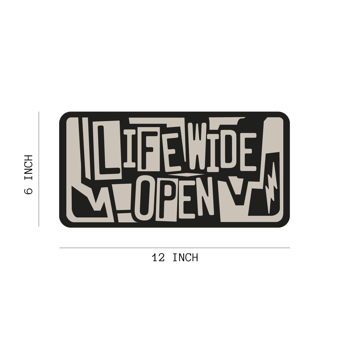LWO Shockwave License Plate