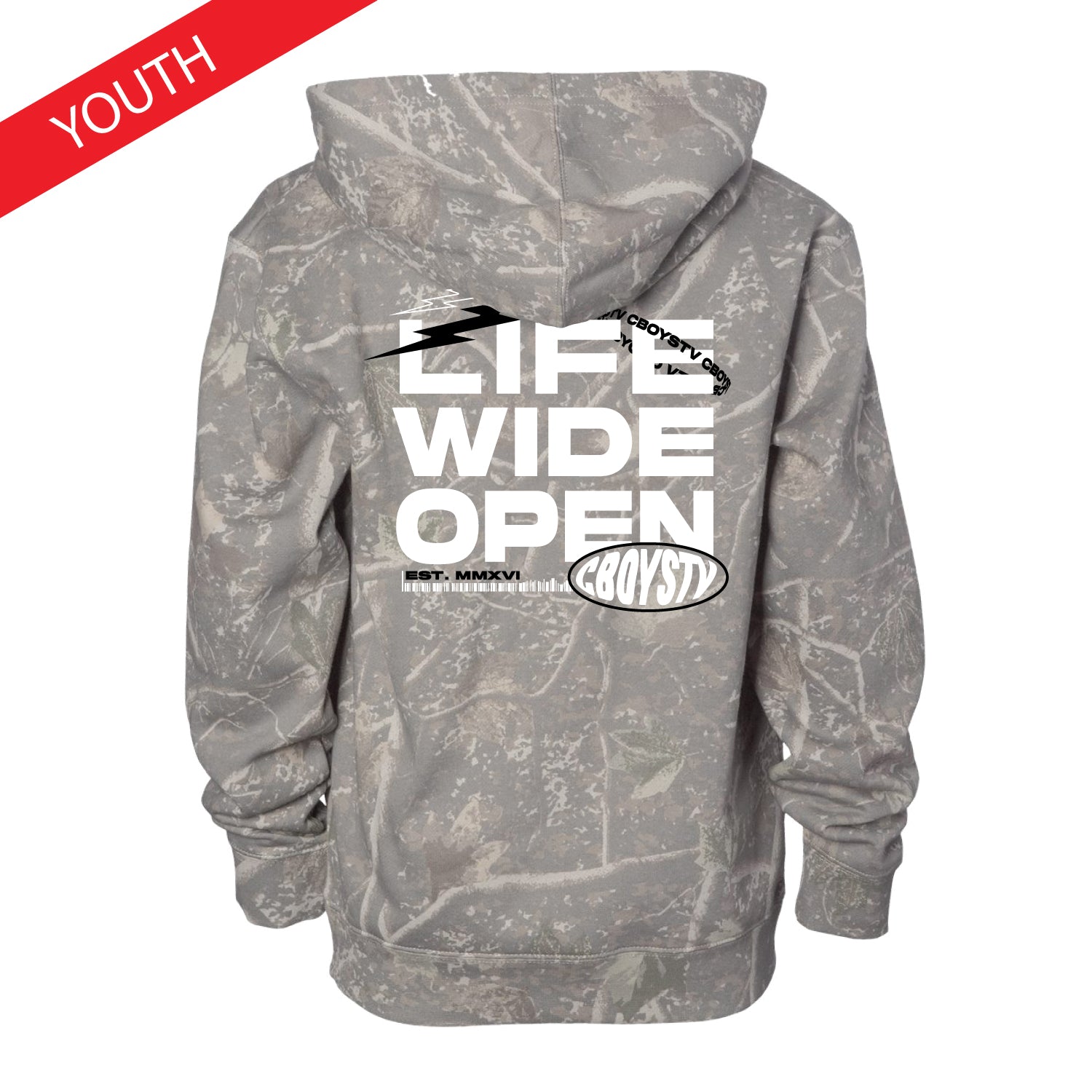 YOUTH Deadwood Camo Hoodie