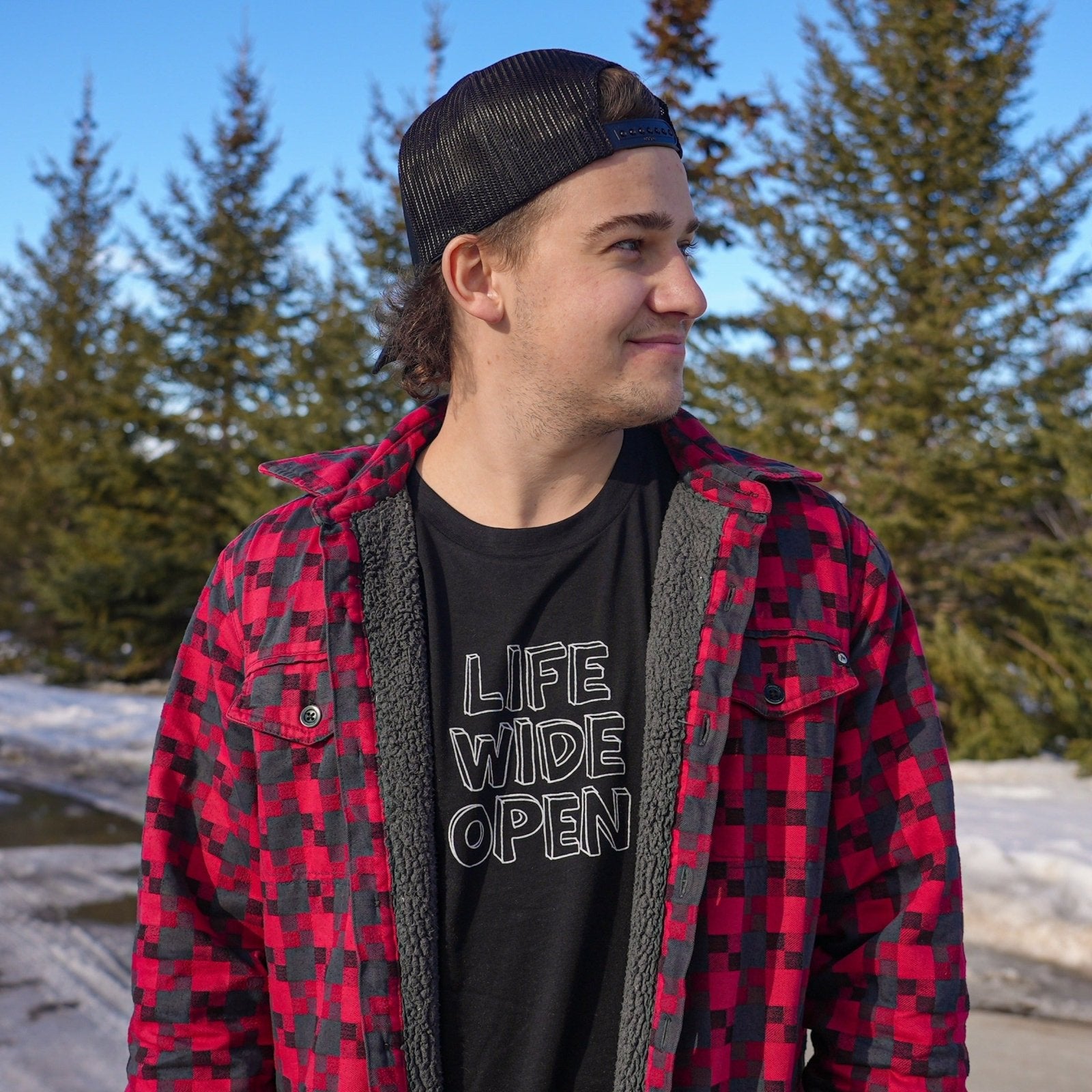 Sketchy Life Wide Open T-shirt