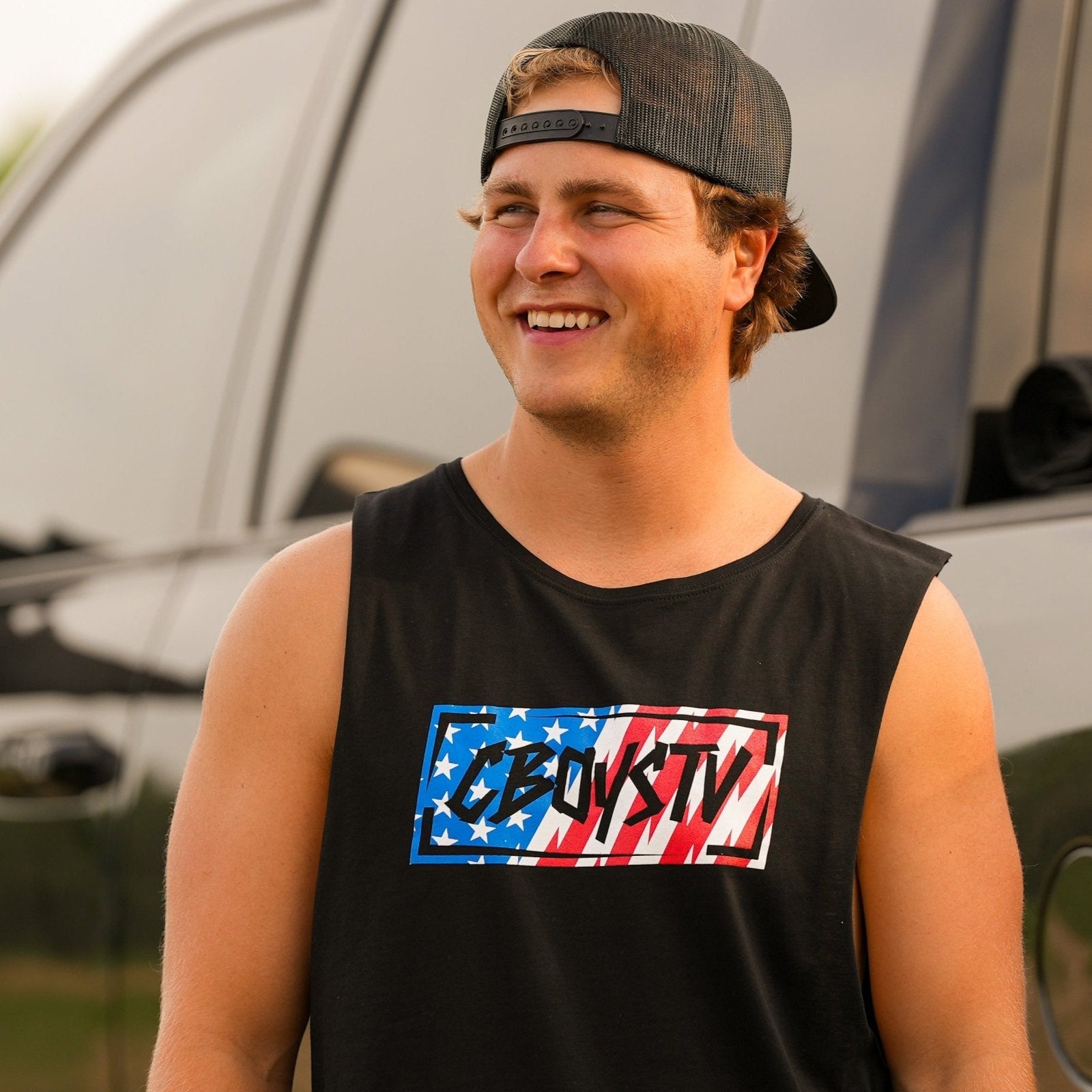Scatterbrain Stars & Stripes Tank Top