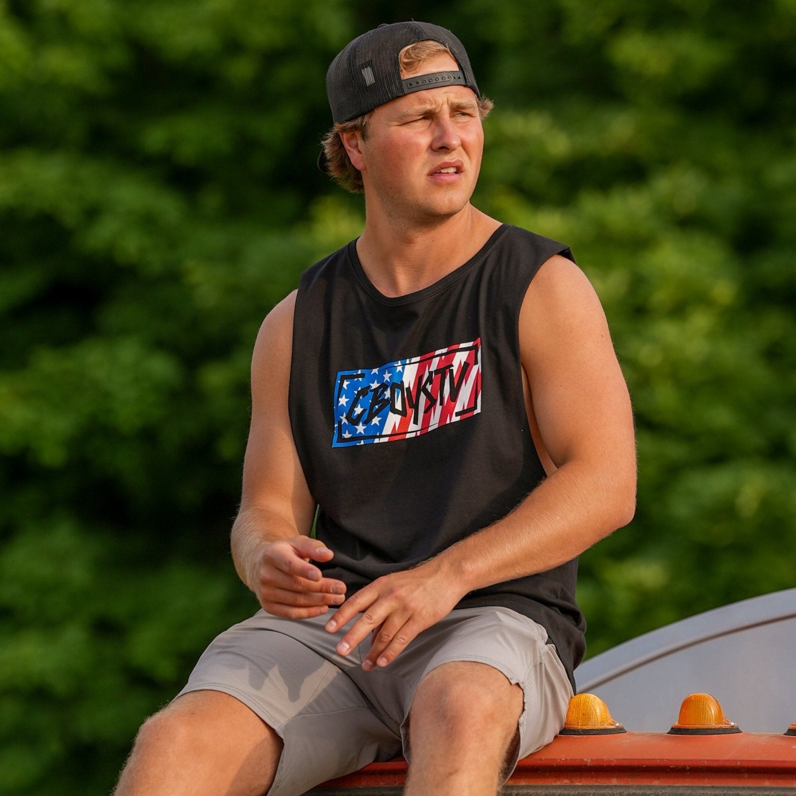 Scatterbrain Stars & Stripes Tank Top