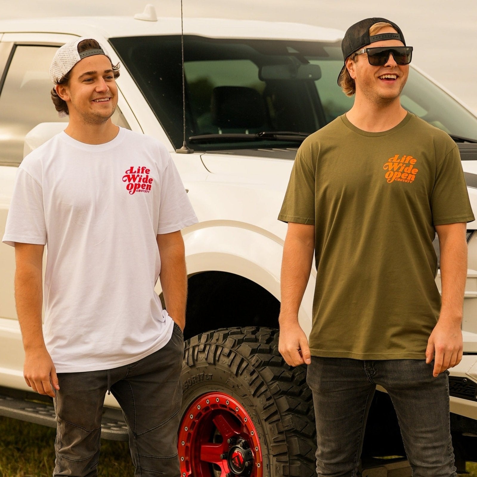 Army Green Have A Nice Day T-shirt