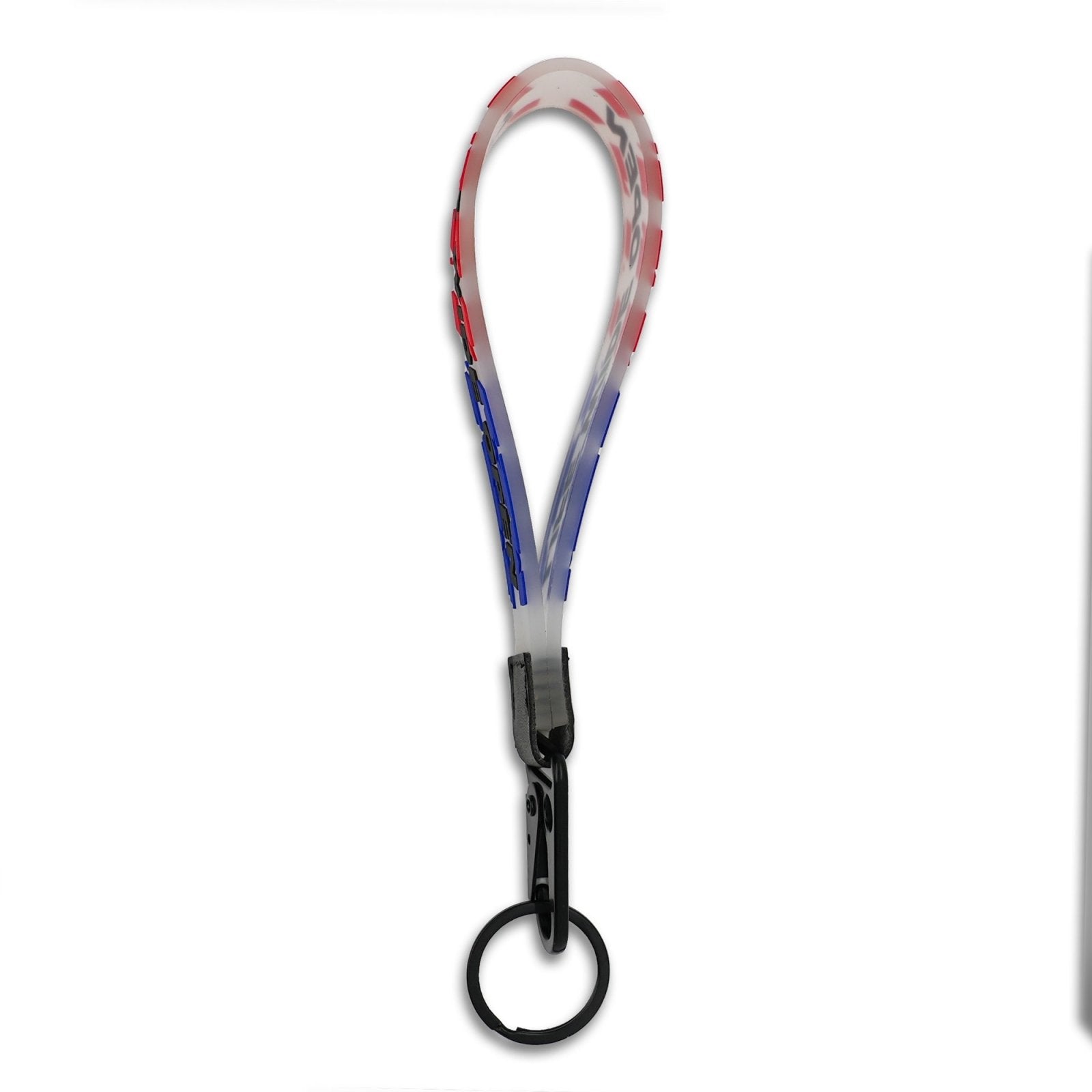 Red White & Blue Clear Clip Tag