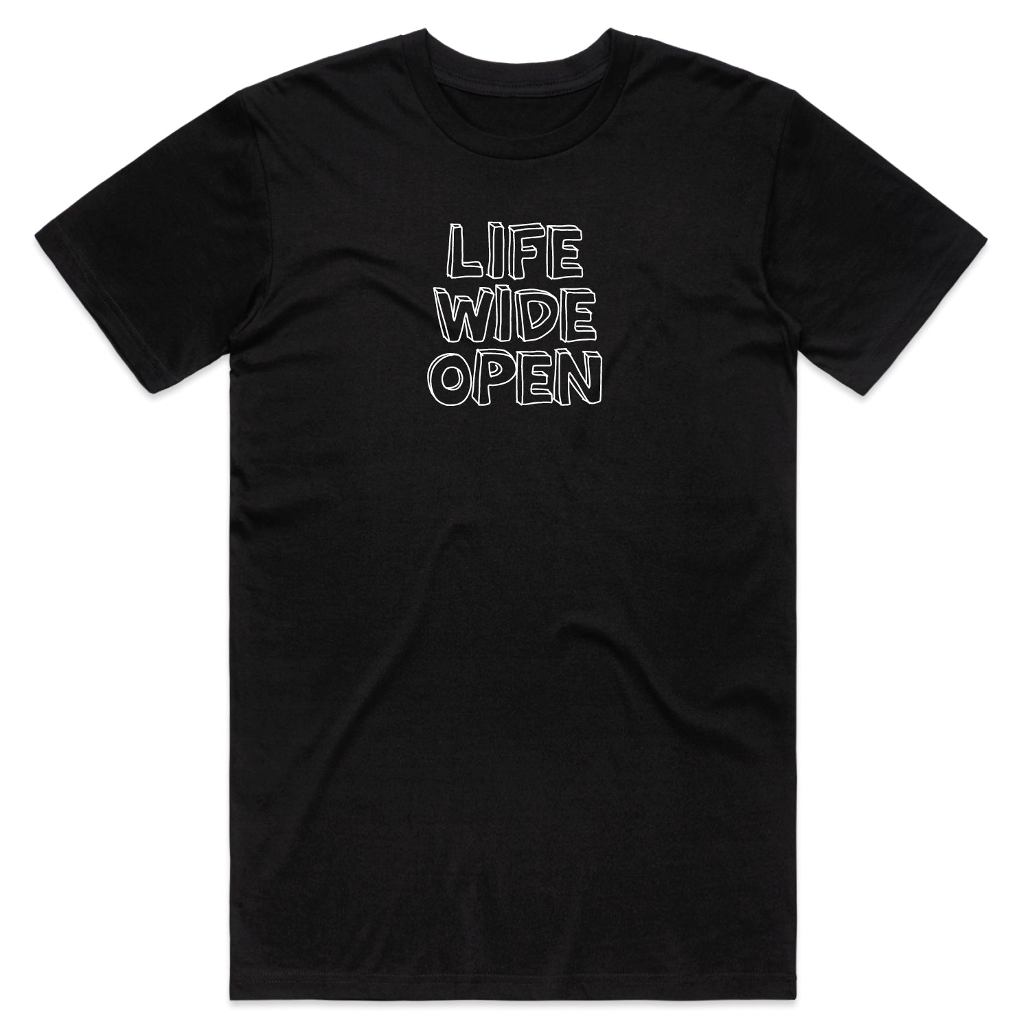Sketchy Life Wide Open T-shirt
