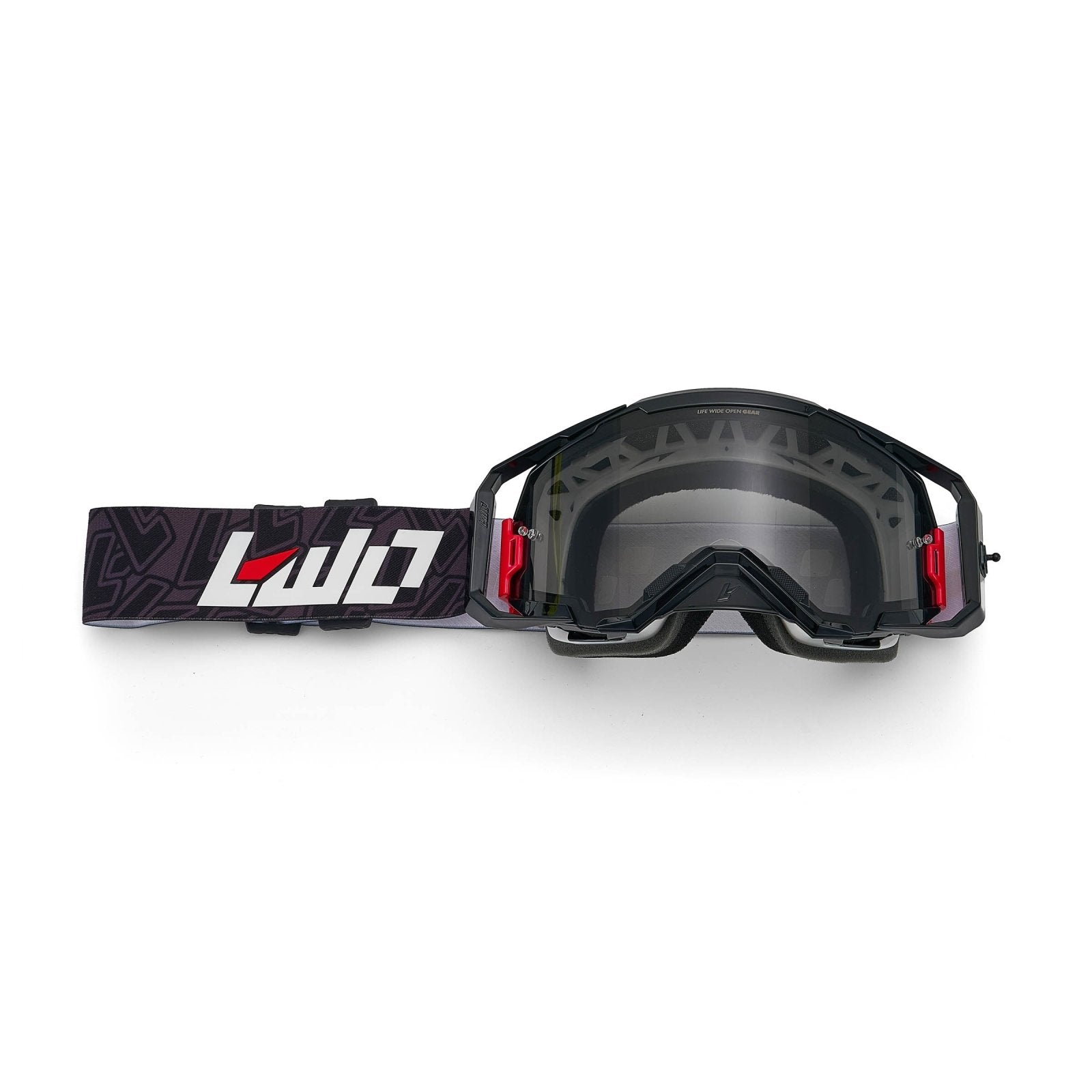 LWOGear Core Black Moto Goggles