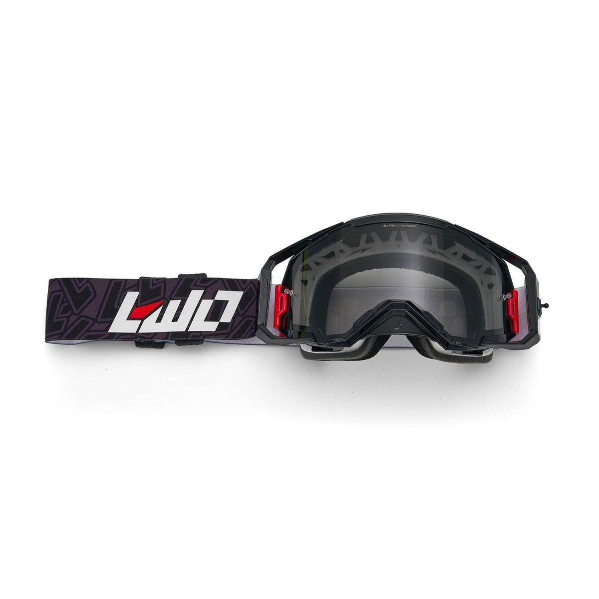 LWOGear Core Black Moto Goggles