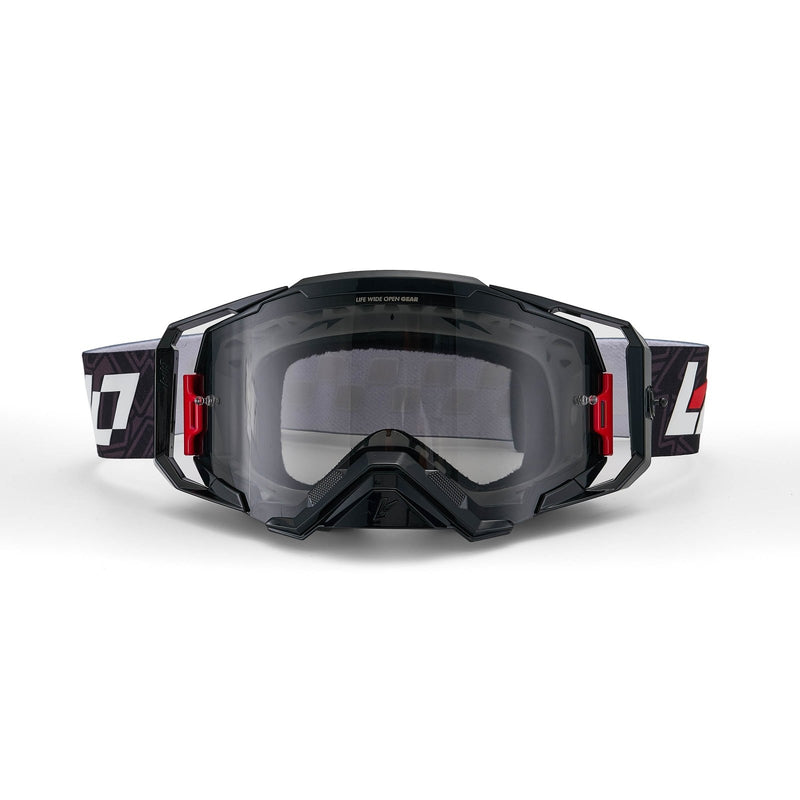 LWOGear Core Black Moto Goggles