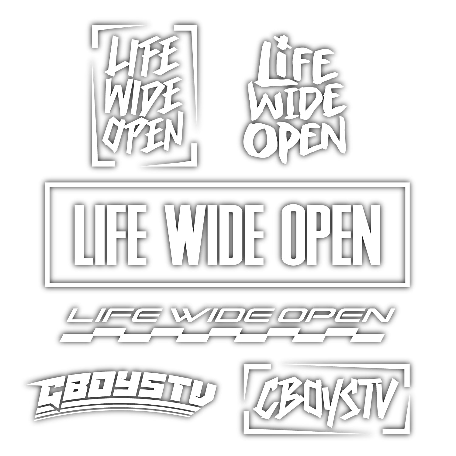 LWO Car Decal Kit (6 Designs)