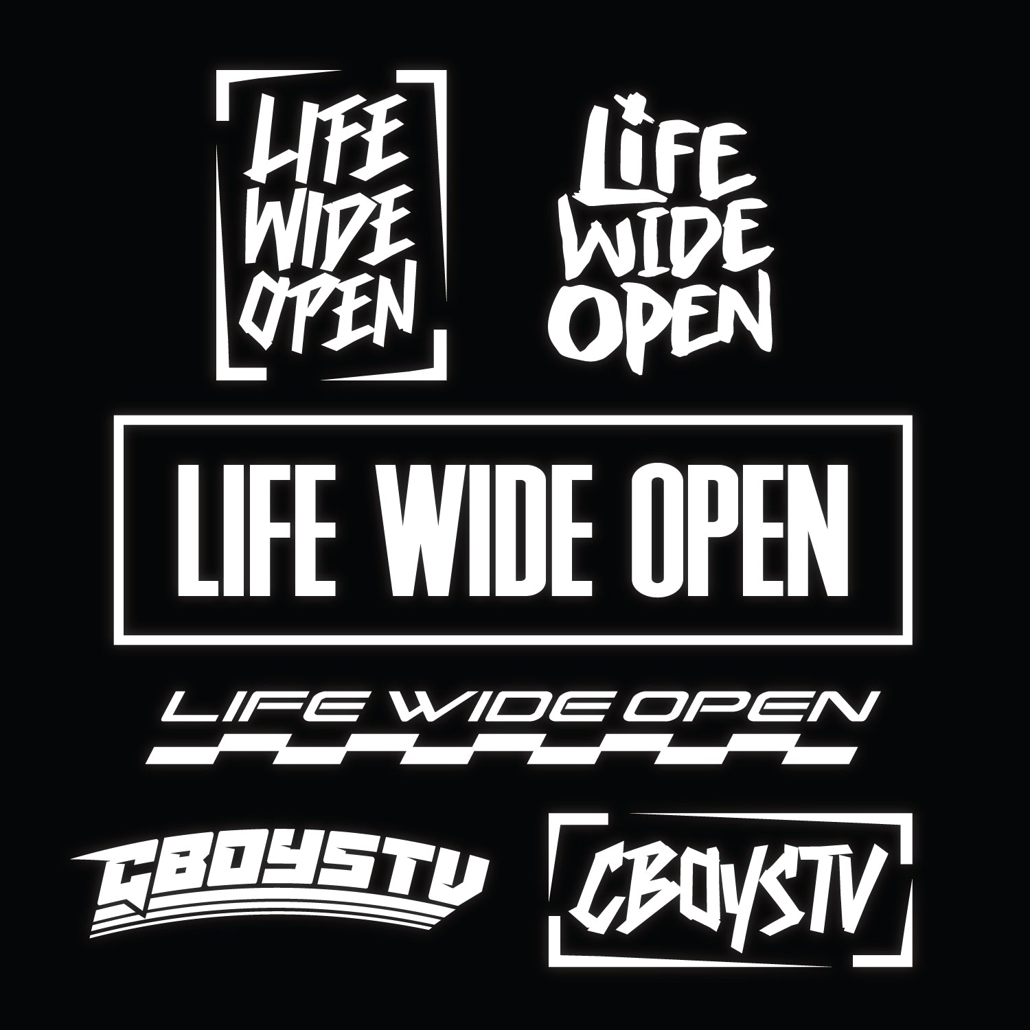 LWO Car Decal Kit (6 Designs)