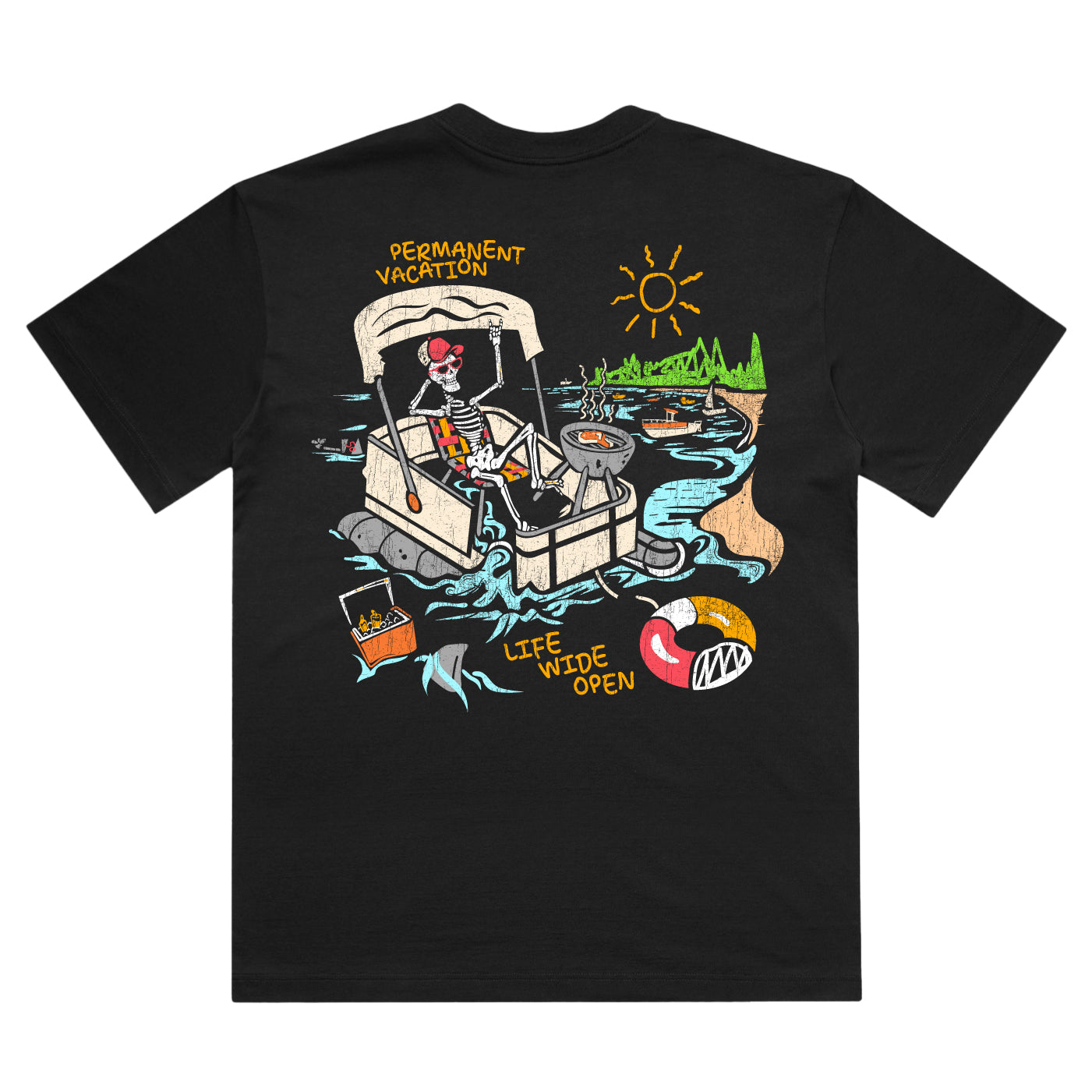Pontooned Vacation Tee