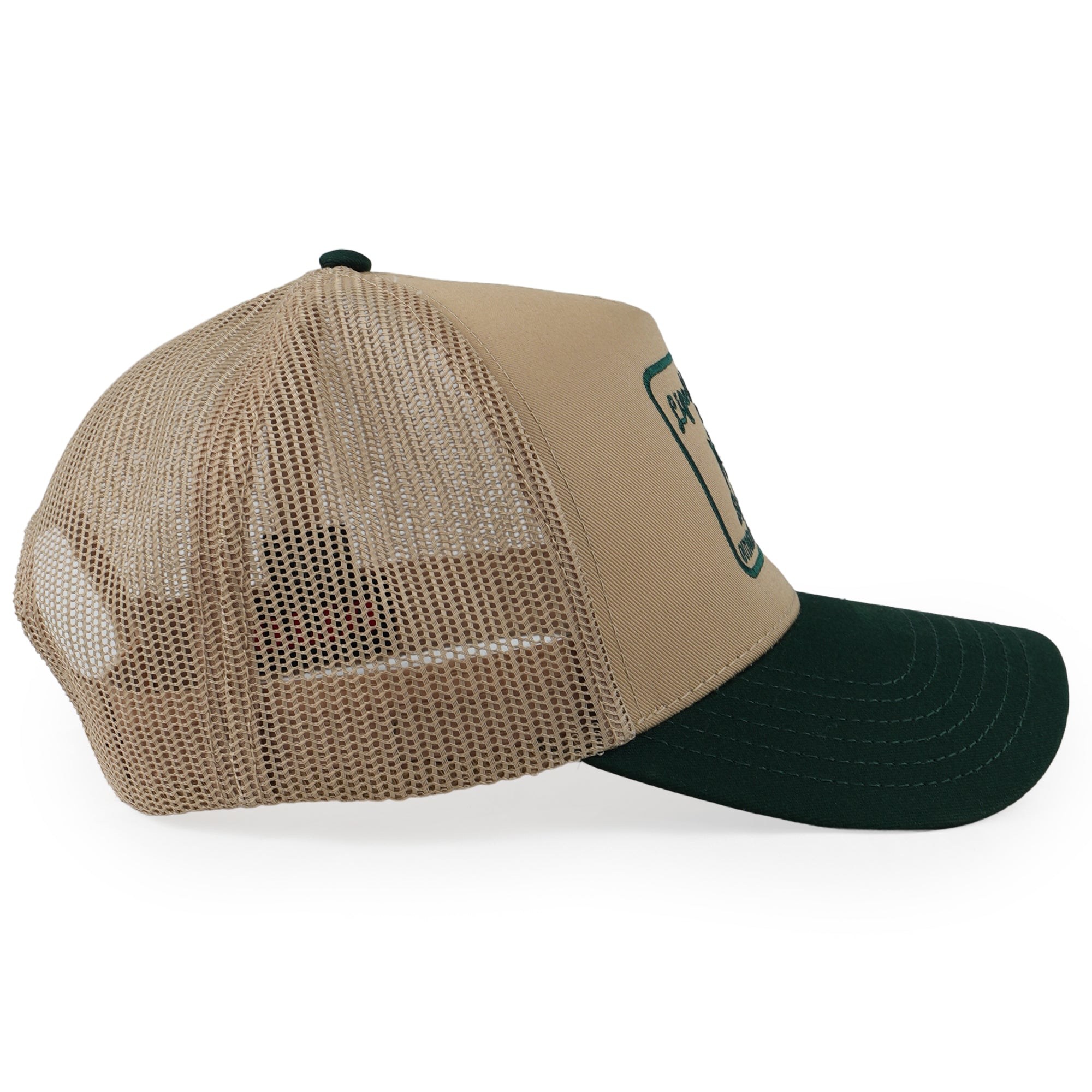 Khaki & Green Fishing Hat